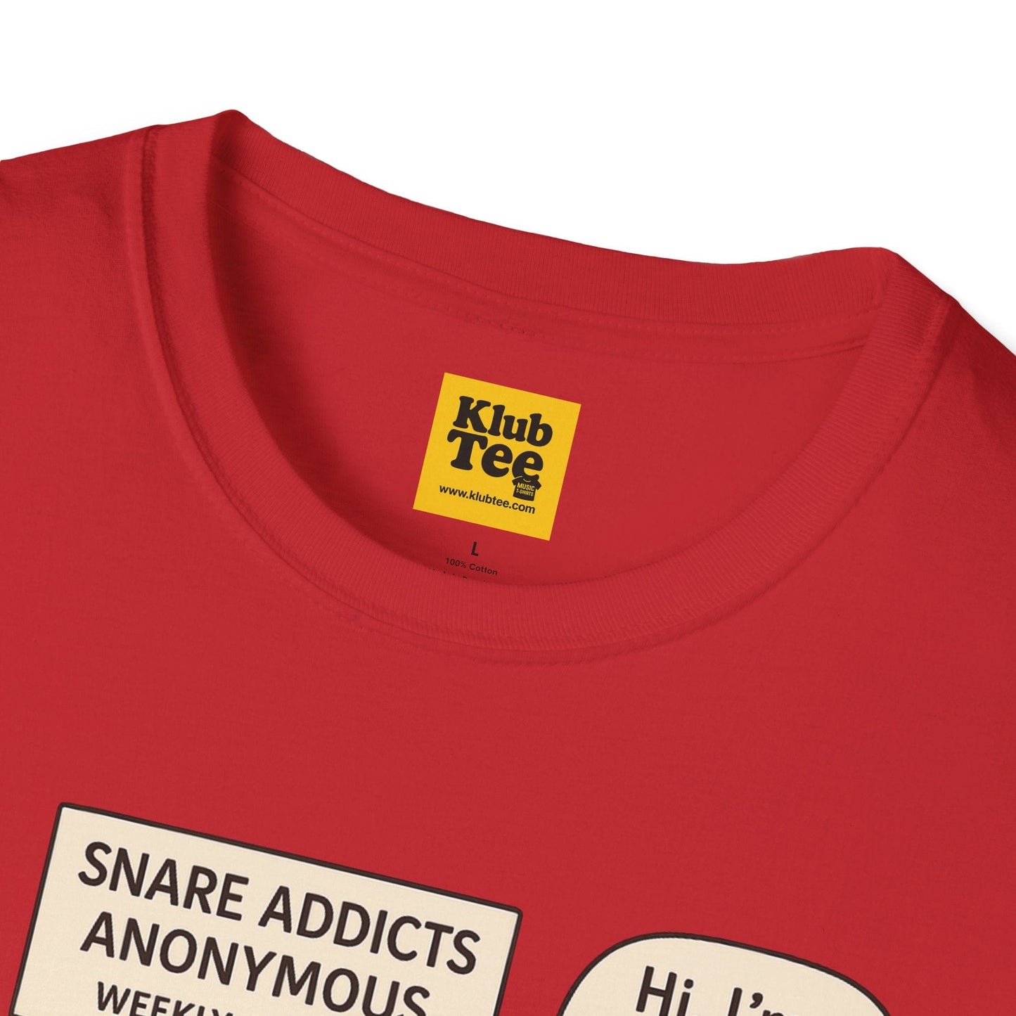 Snare Addicts Anonymous T-Shirt - Drummer Humor