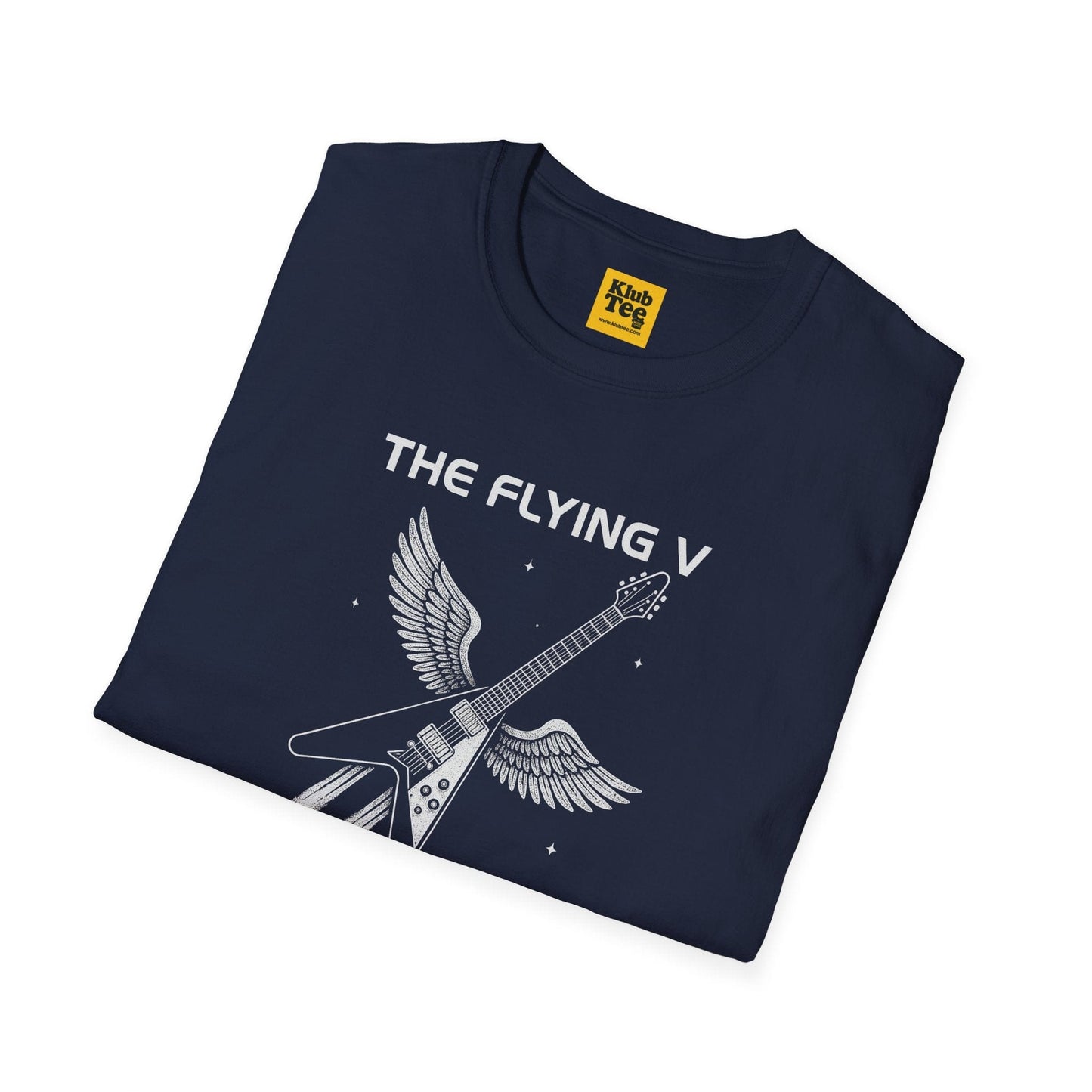 Flying V Guitar T-Shirt - Rock Icon Design