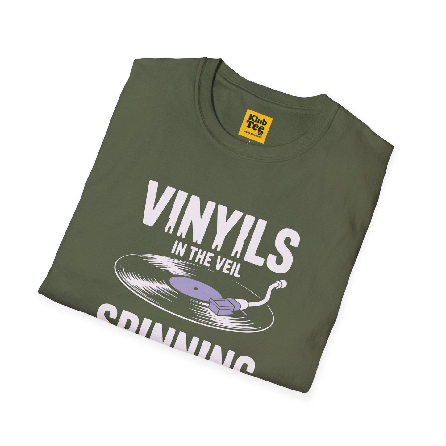 Vinyl Vibes Halloween T-Shirt - Vintage Music Style