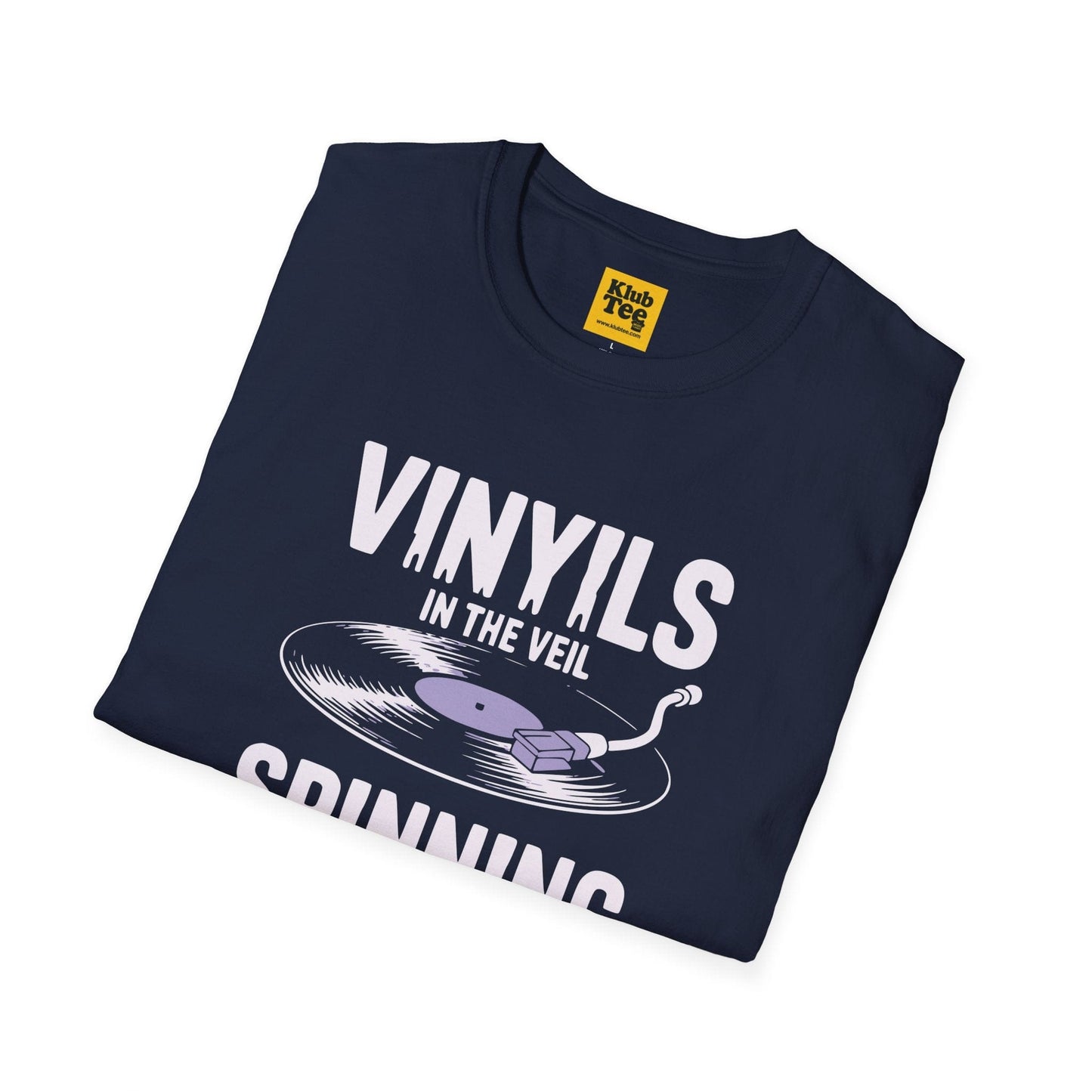 Vinyl Vibes Halloween T-Shirt - Vintage Music Style
