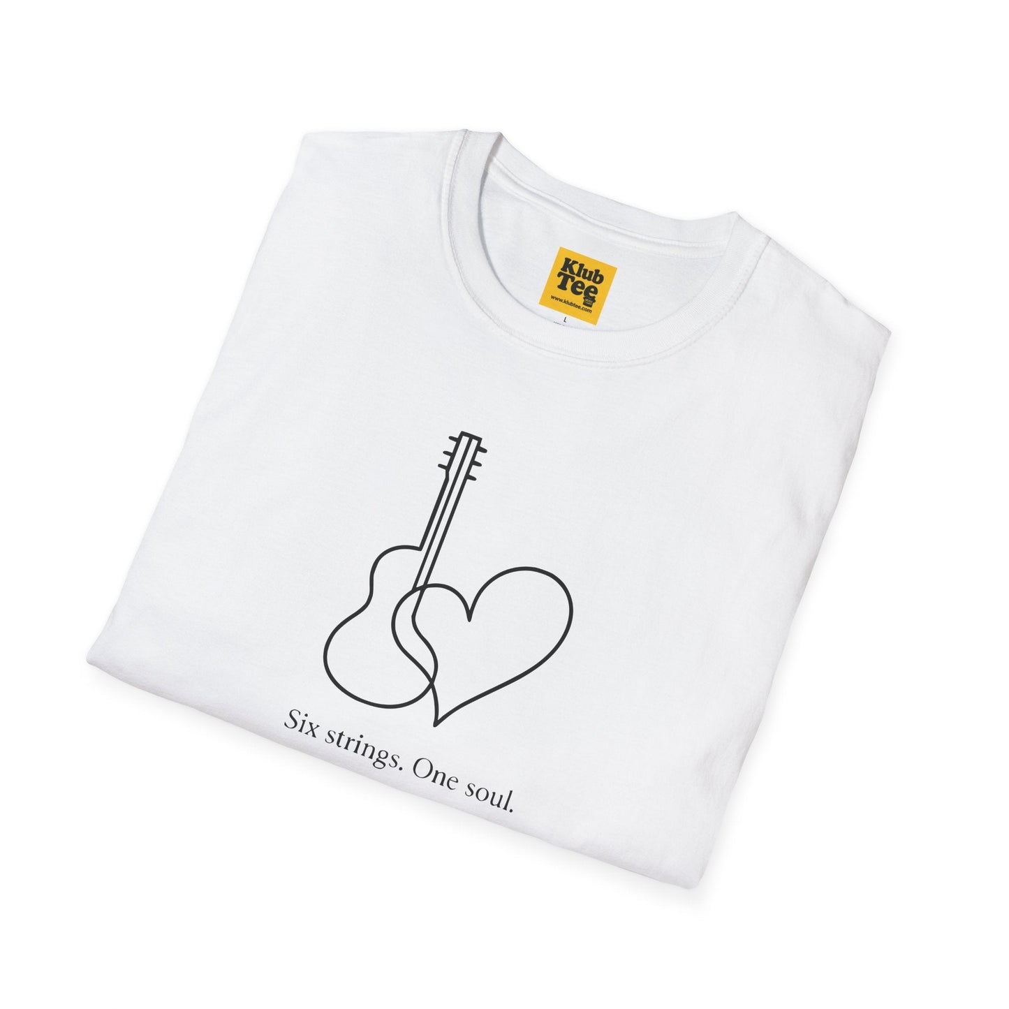 Six Strings One Soul T-Shirt - Guitar Love