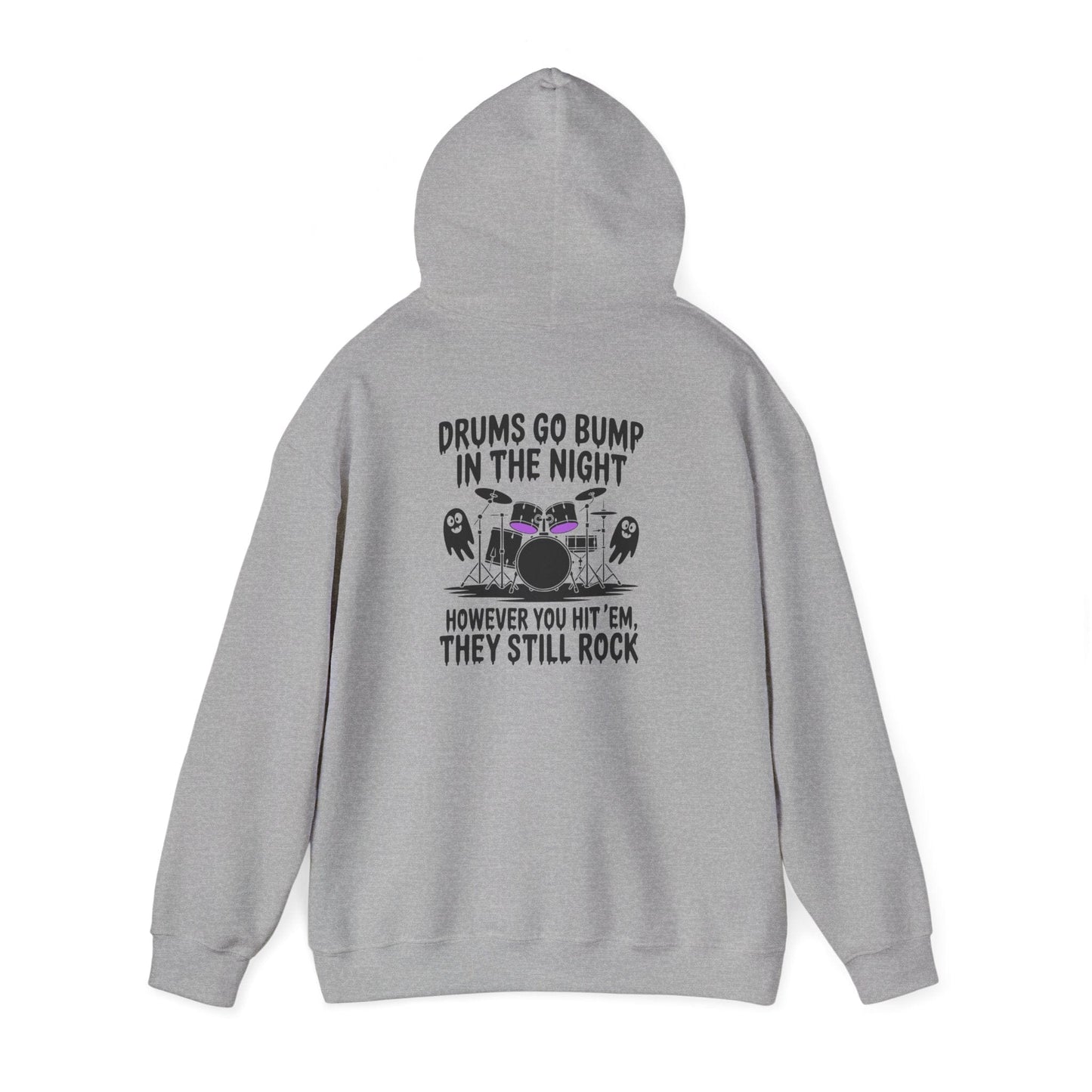Halloween Pumpkin Drums Hoodie - Spooky Design