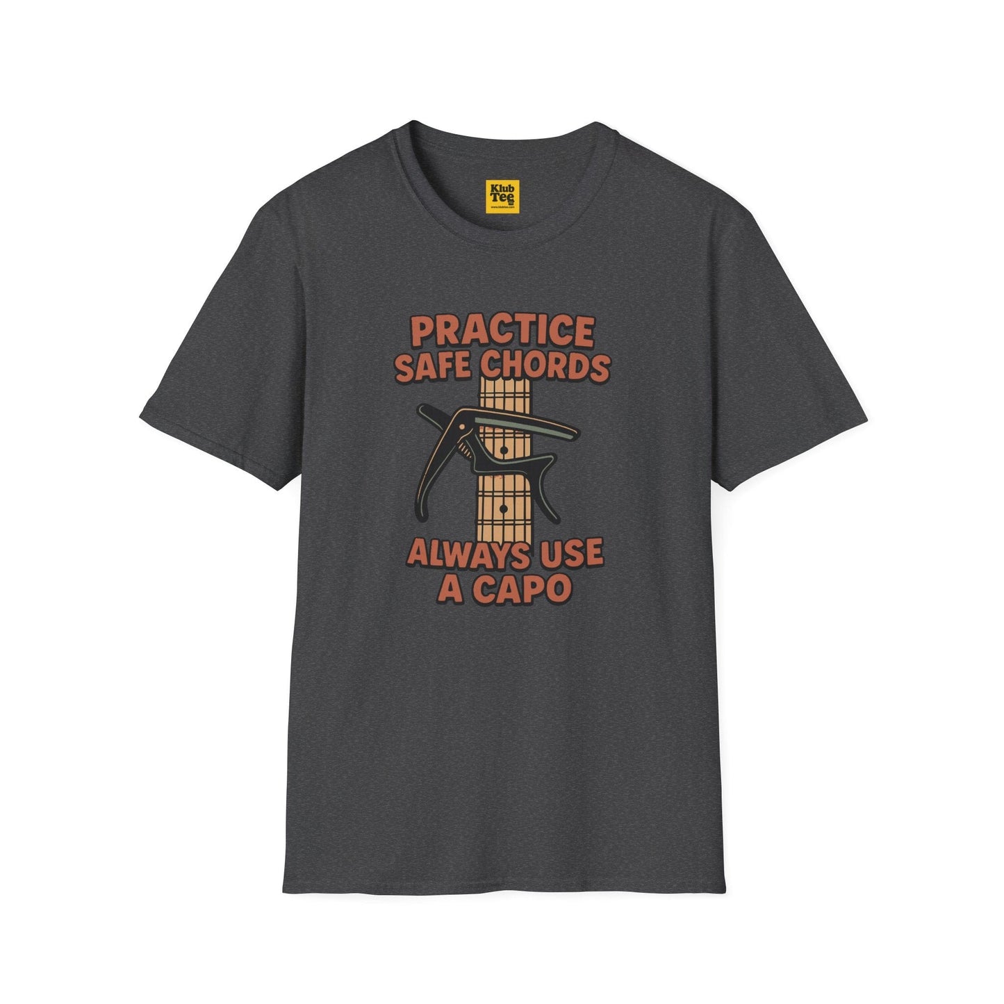 Practice Safe Chords T-Shirt - Guitar Humor