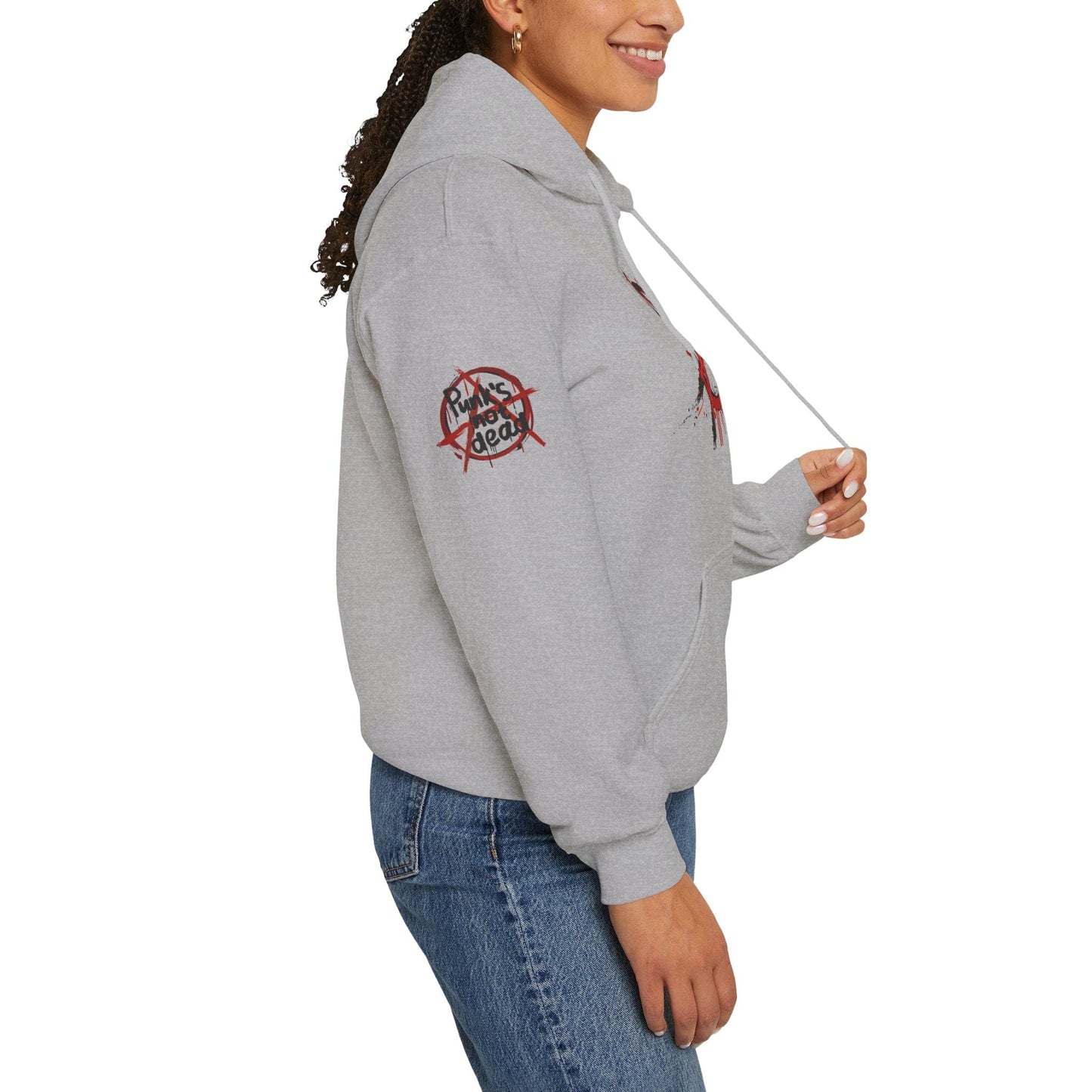 Anarchy Graphic Hoodie - Edgy Streetwear Style