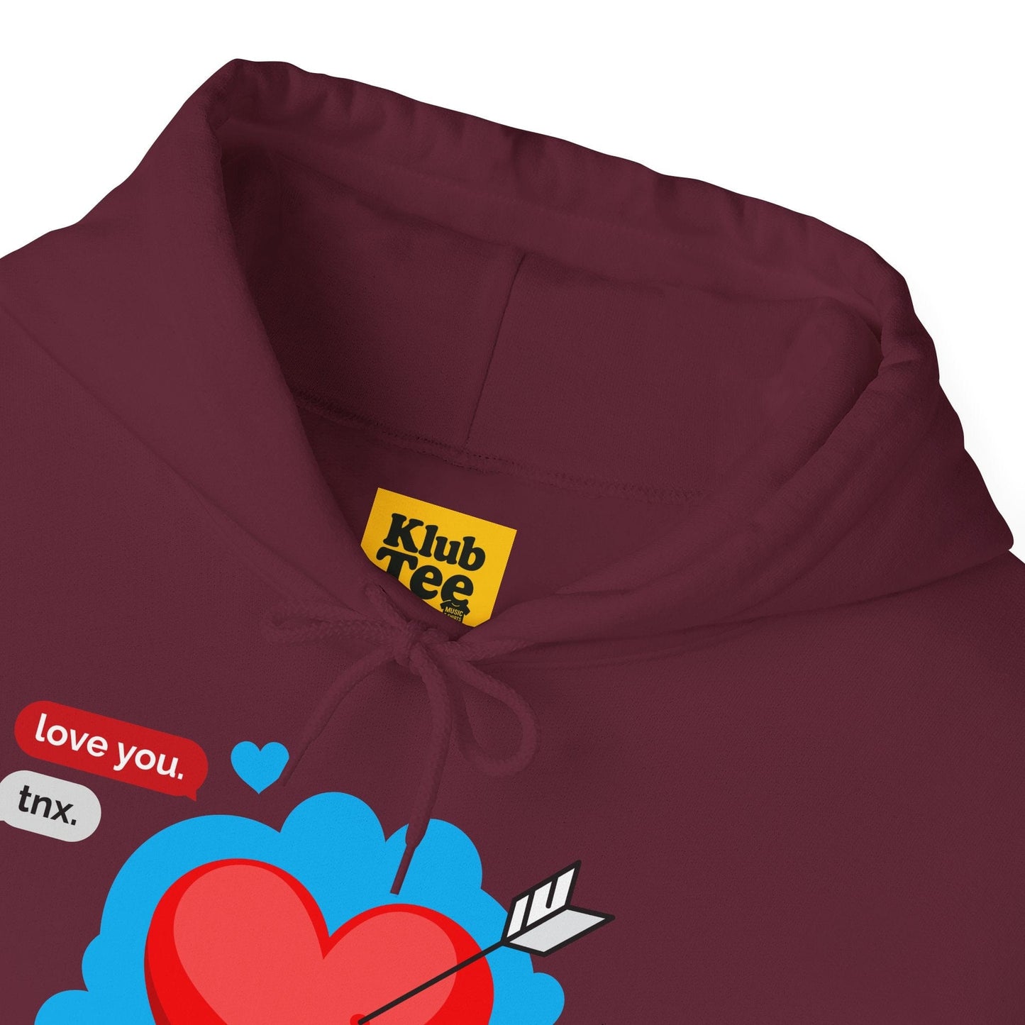 Love You Heart Hoodie - Gift for your love