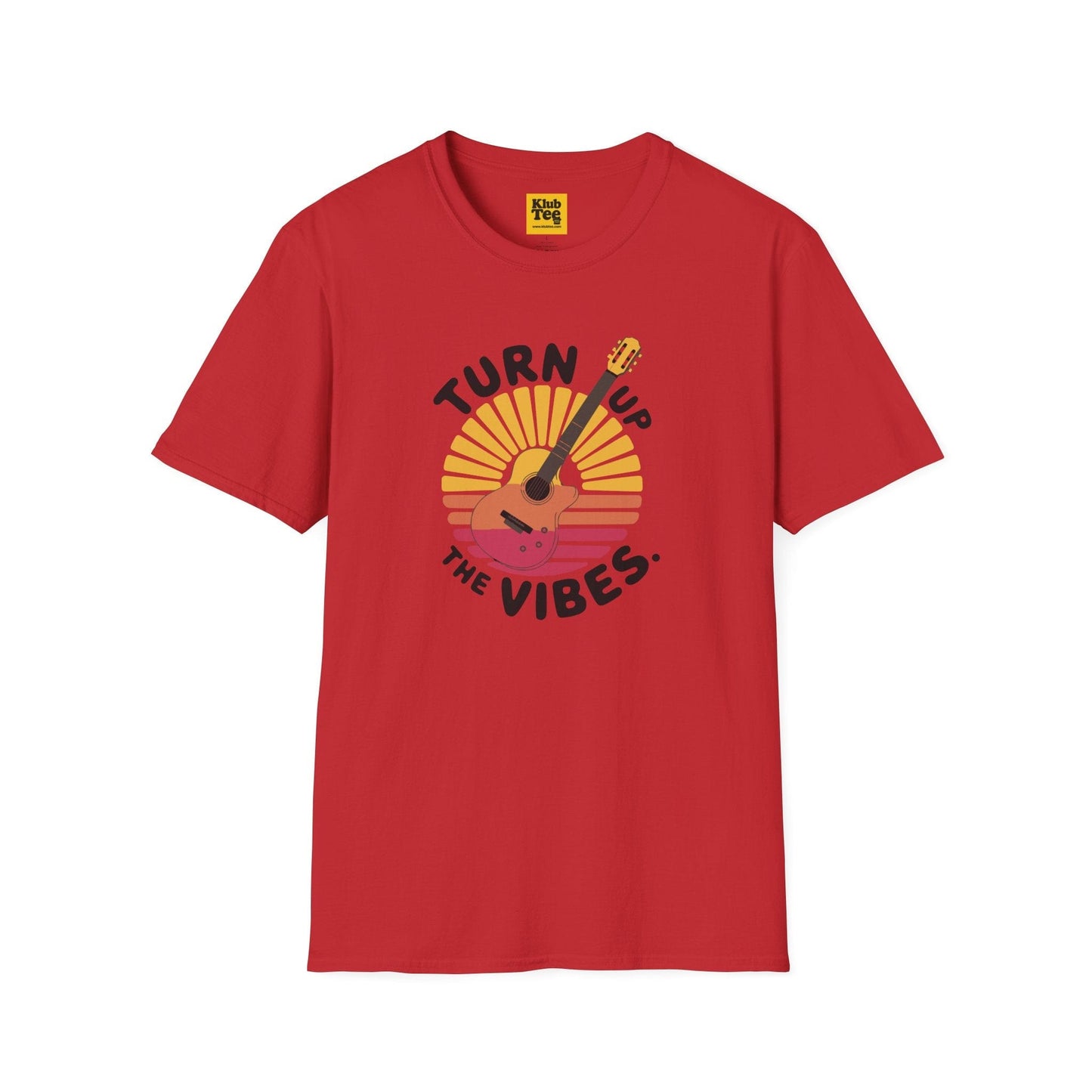 Retro Vibes Guitar T-Shirt - Vintage Style