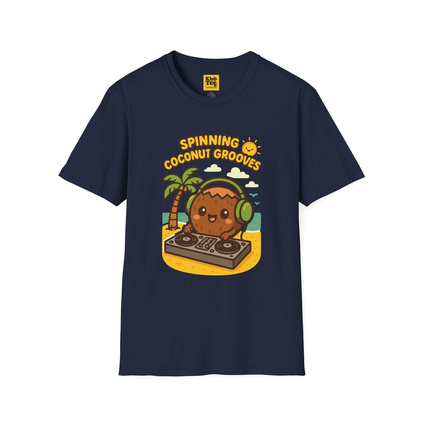 Coconut Grooves T-Shirt - Summer Party Vibes