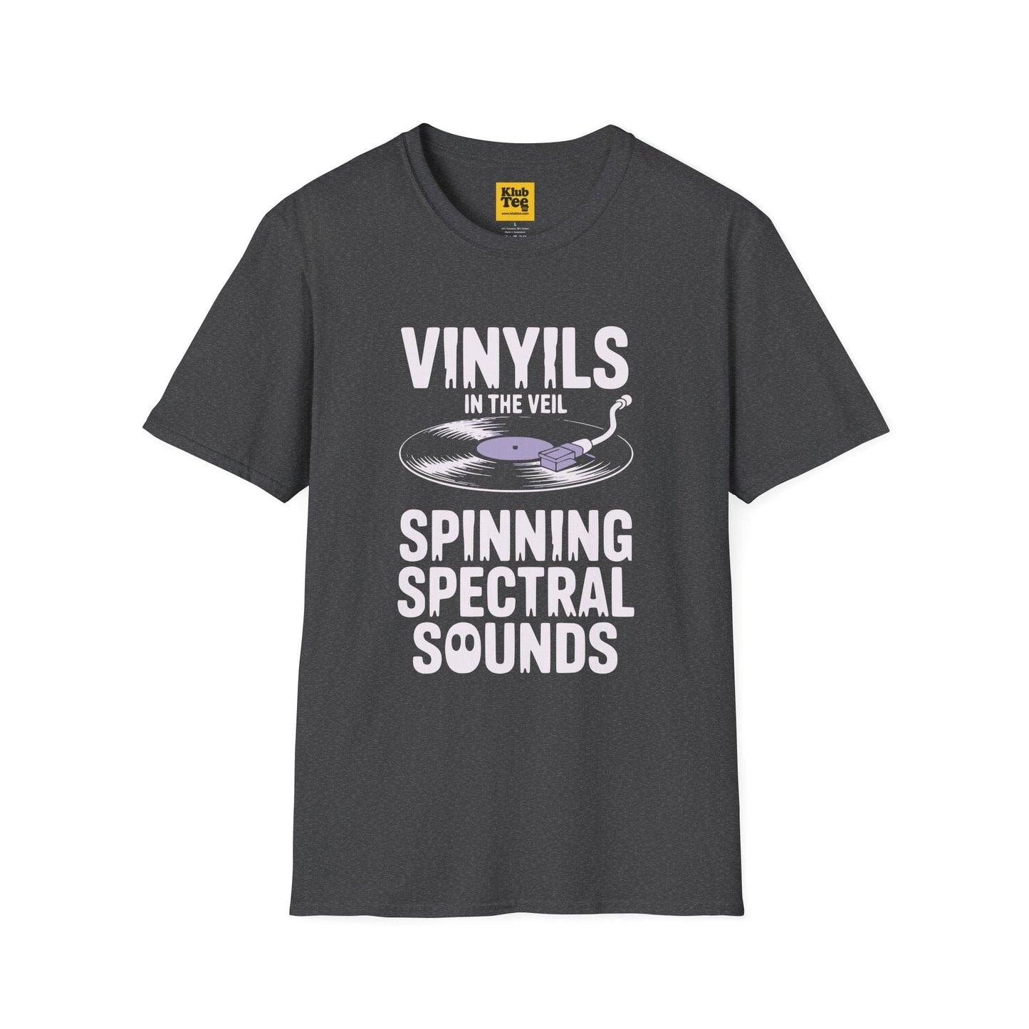 Vinyl Vibes Halloween T-Shirt - Vintage Music Style