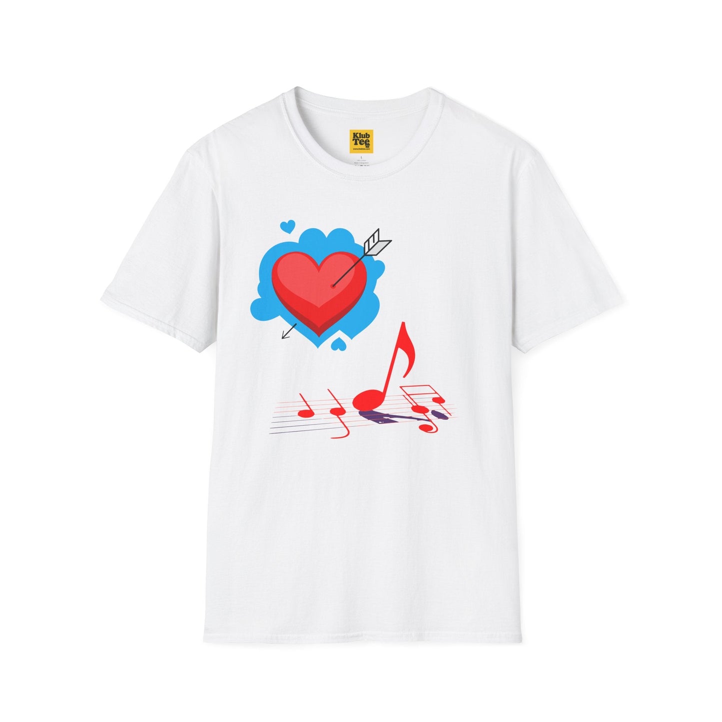 Music Love T-Shirt - Sweetheart Design