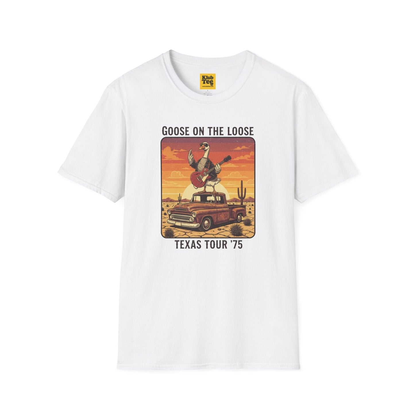 Retro Goose Graphic T-Shirt - Vintage Tour Festival Tee