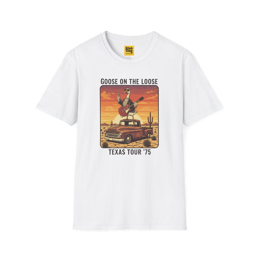 Retro Goose Graphic T-Shirt - Vintage Tour Festival Tee