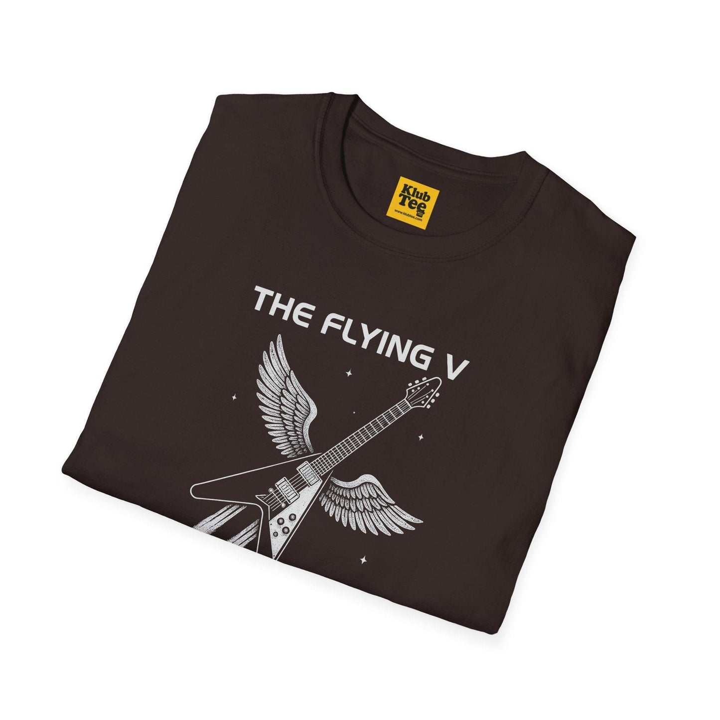 Flying V Guitar T-Shirt - Rock Icon Design
