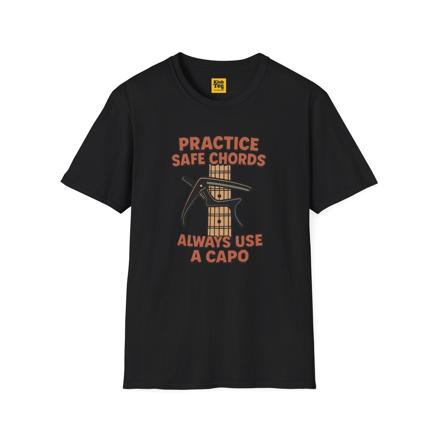 Practice Safe Chords T-Shirt - Guitar Humor