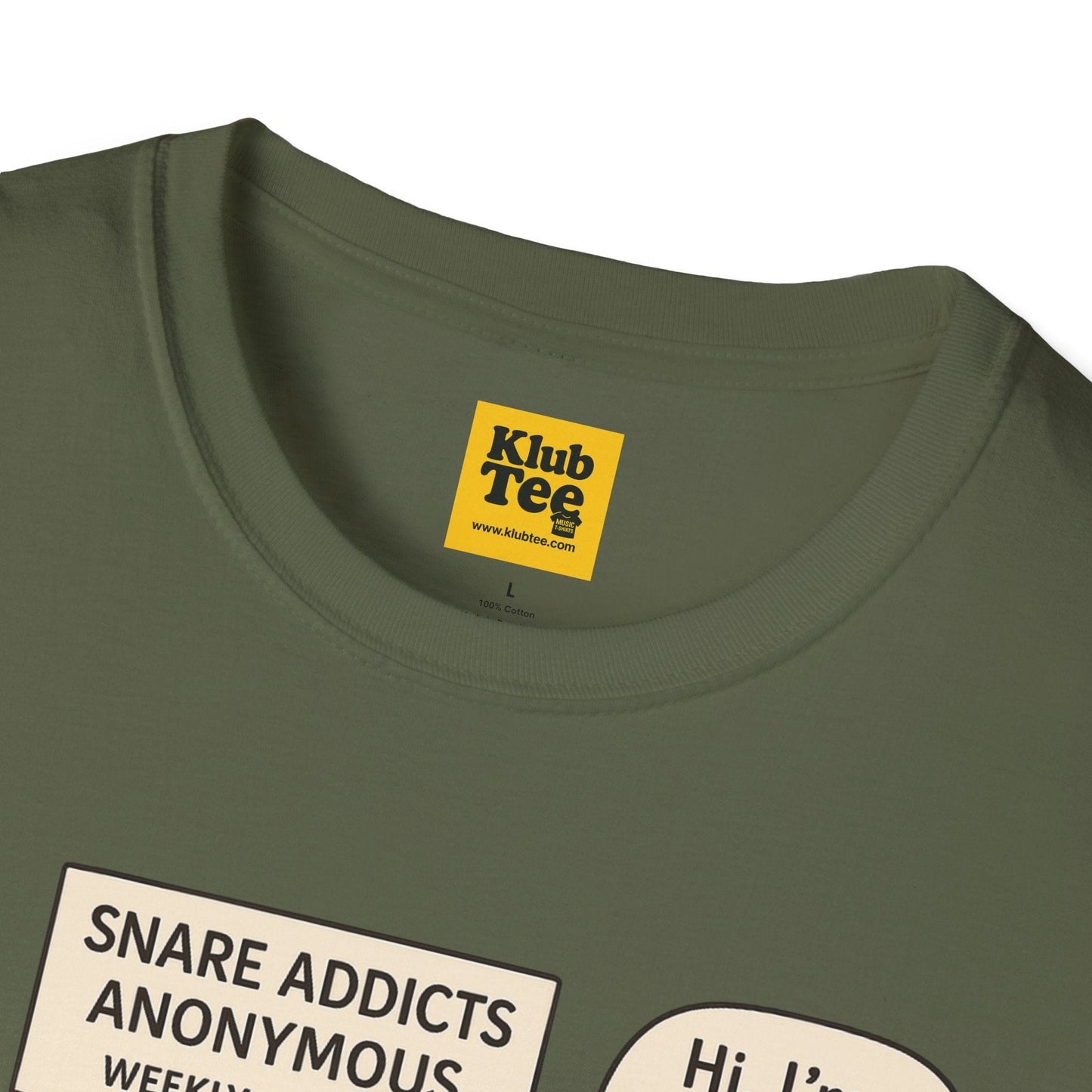 Snare Addicts Anonymous T-Shirt - Drummer Humor