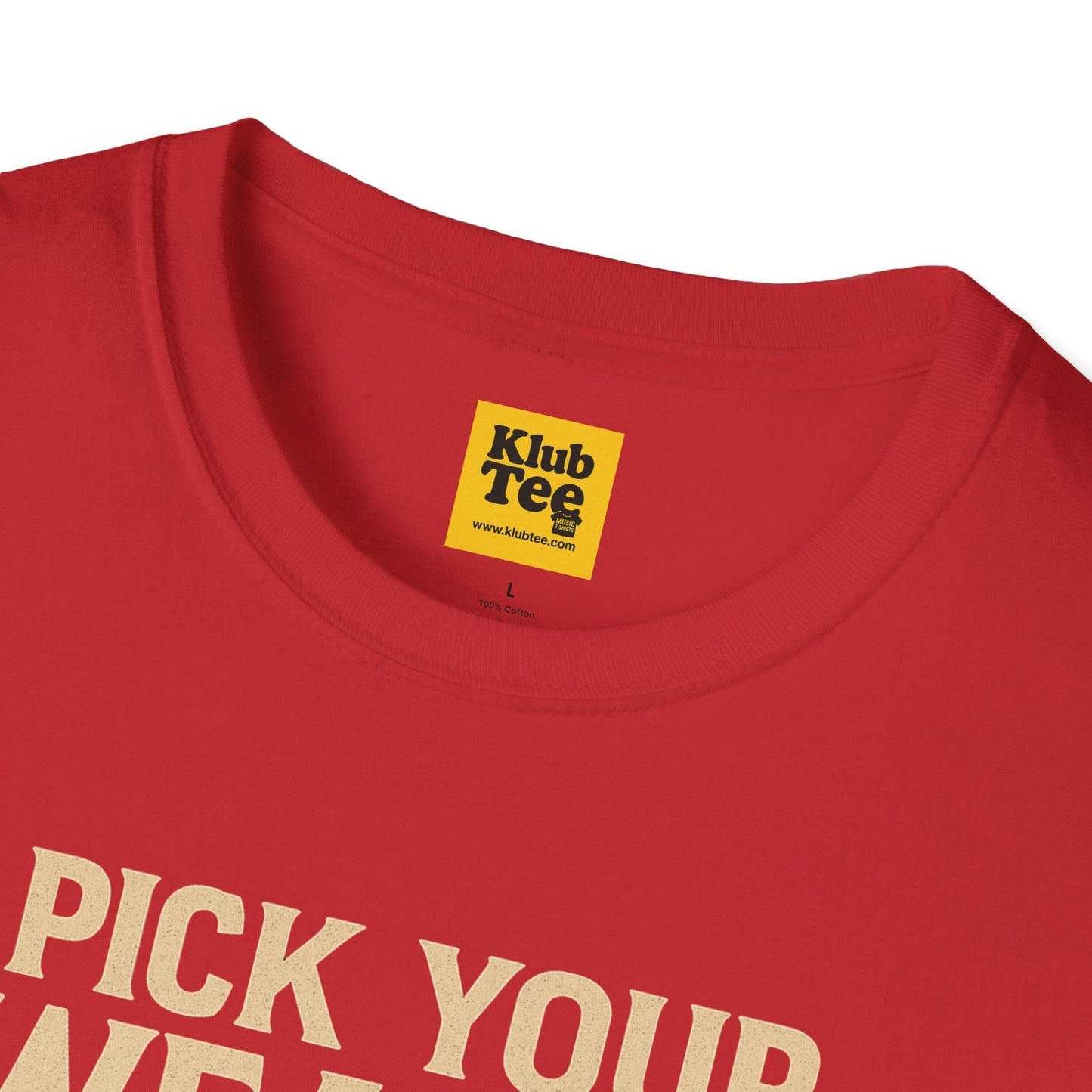 Pick Your Weapon T-Shirt - Guitar Choice