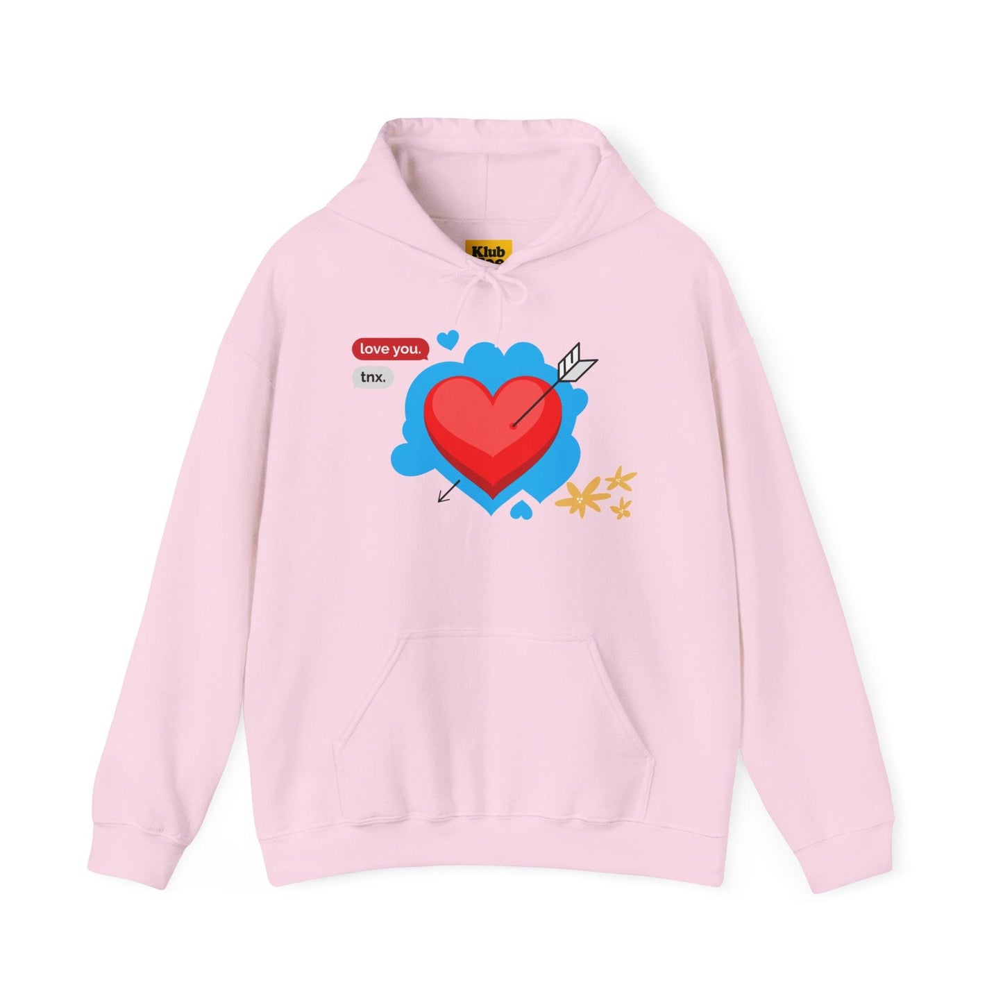 Love You Heart Hoodie - Gift for your love