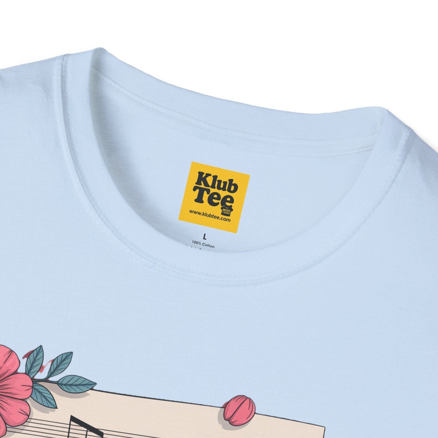 Romantic Music Notes T-Shirt - Love Song