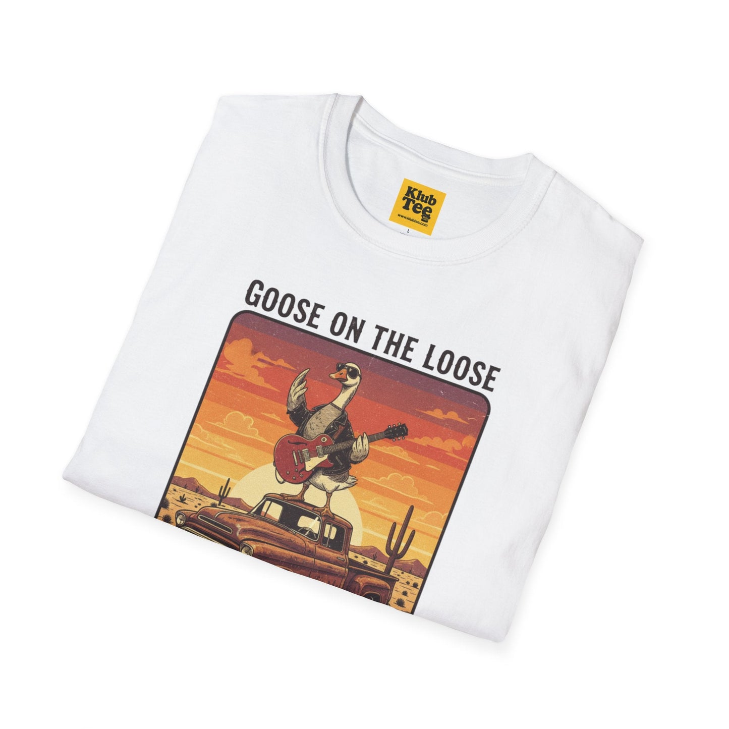 Retro Goose Graphic T-Shirt - Vintage Tour Festival Tee