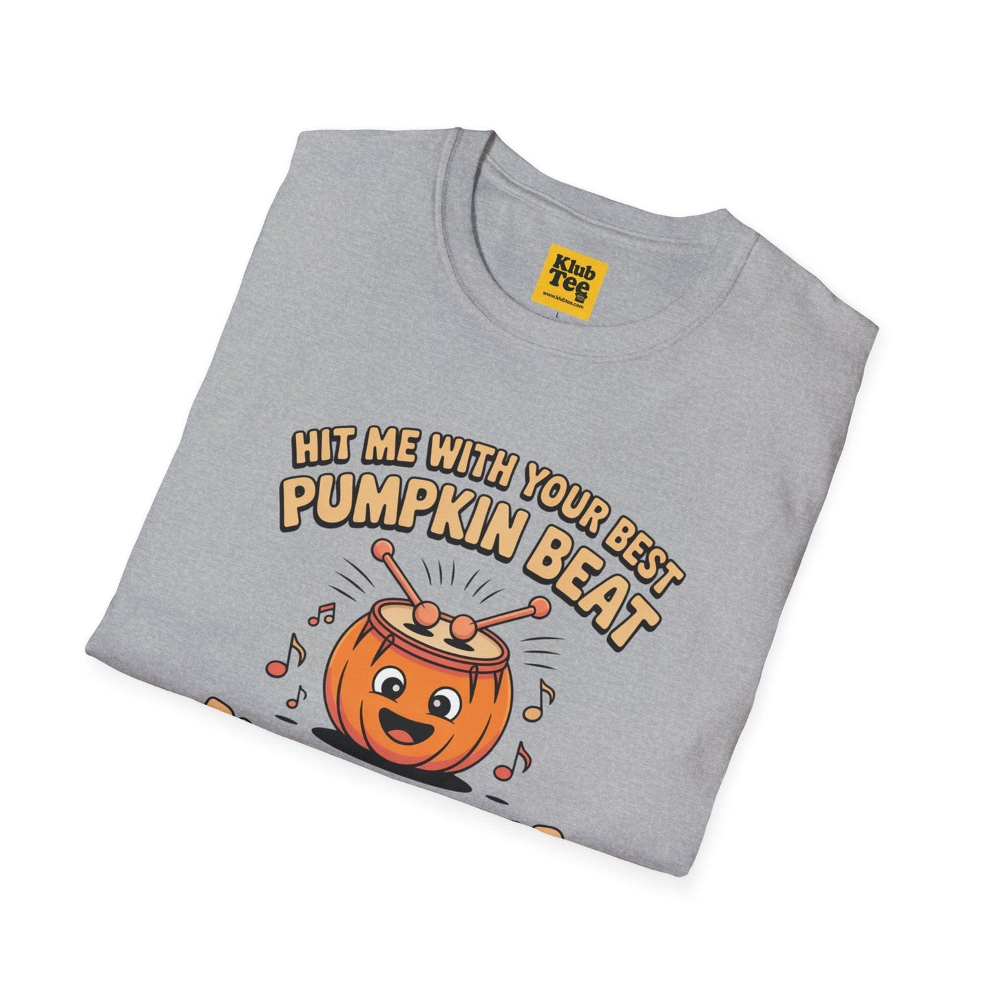 Pumpkin Beat Halloween T-Shirt - Funny Music Tee