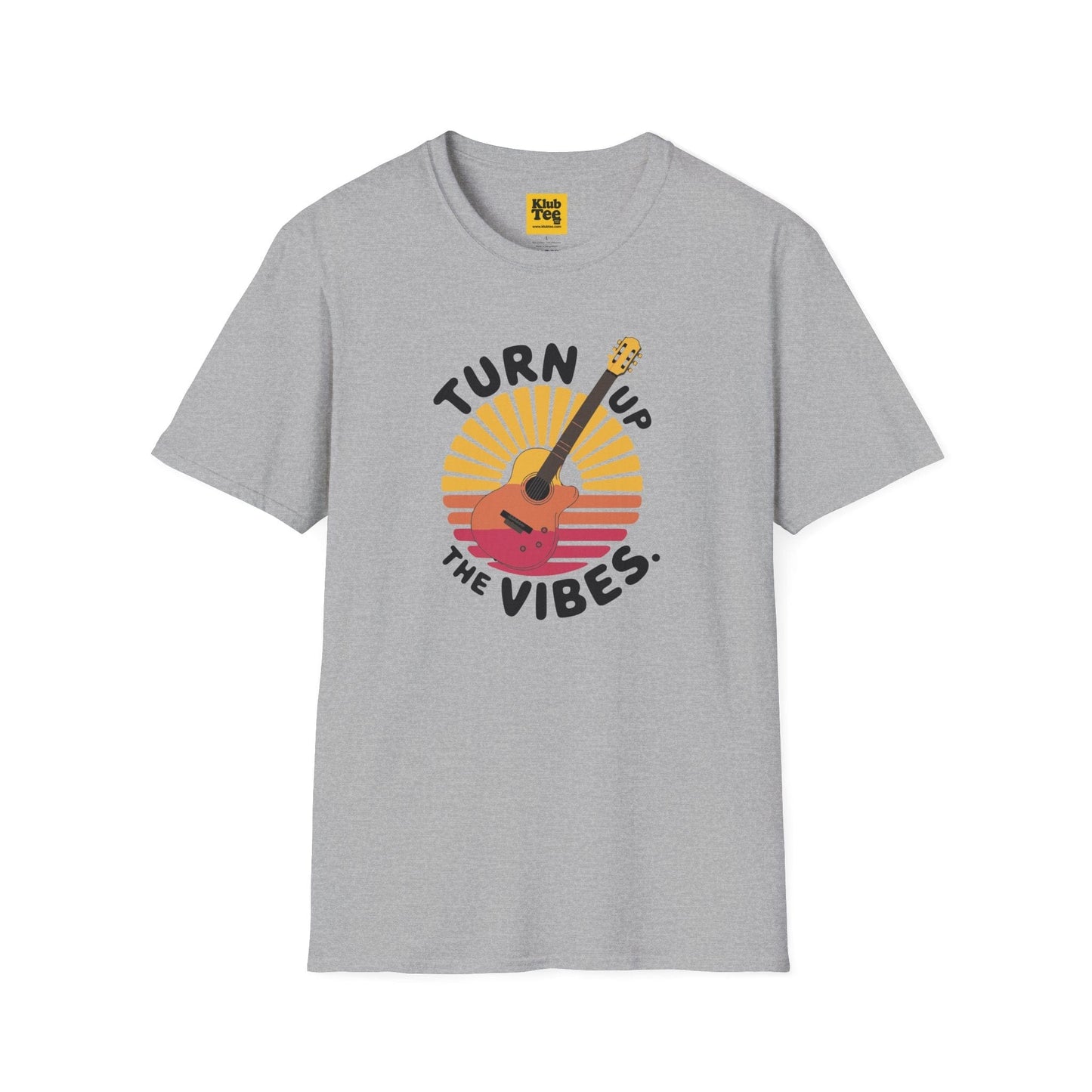 Retro Vibes Guitar T-Shirt - Vintage Style