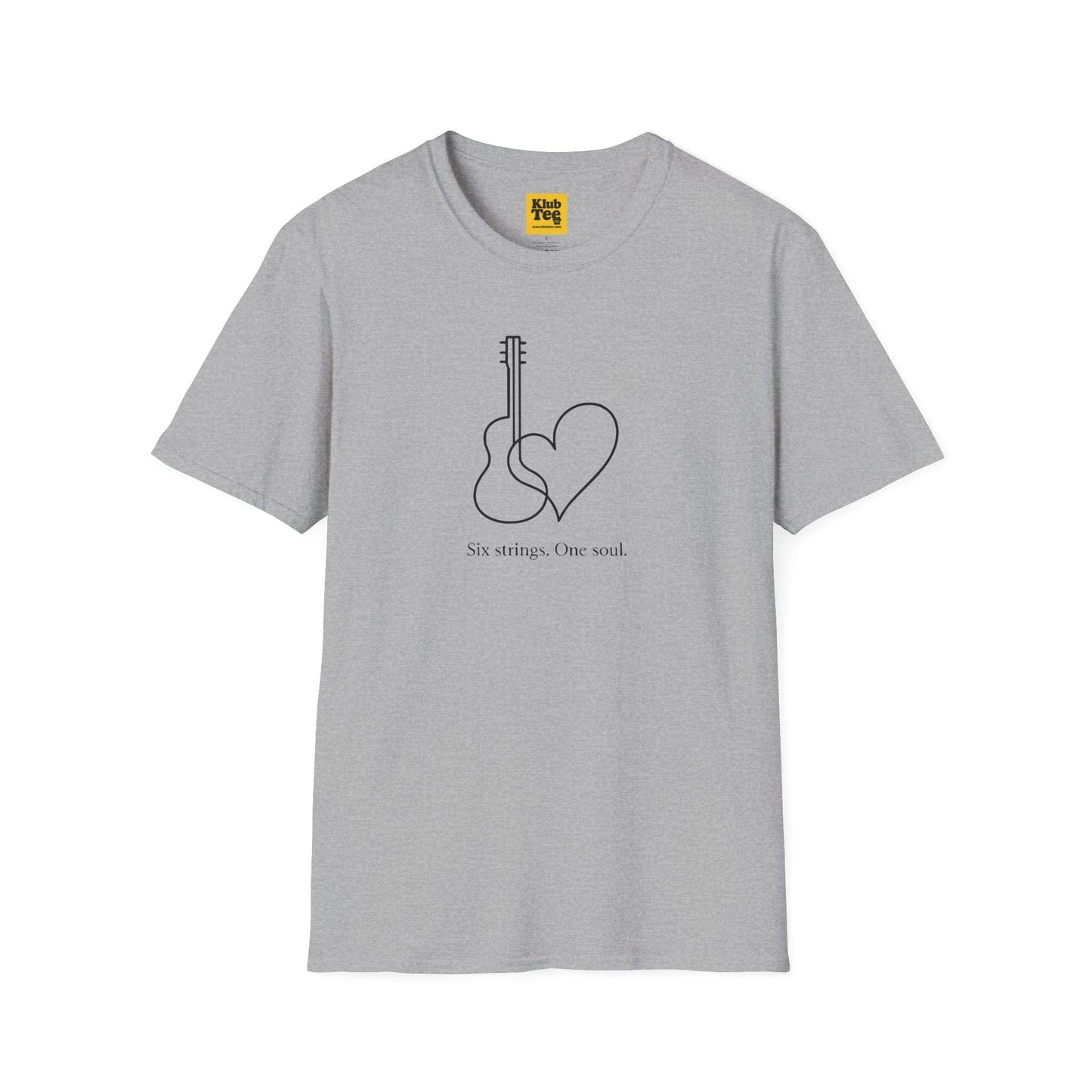 Six Strings One Soul T-Shirt - Guitar Love