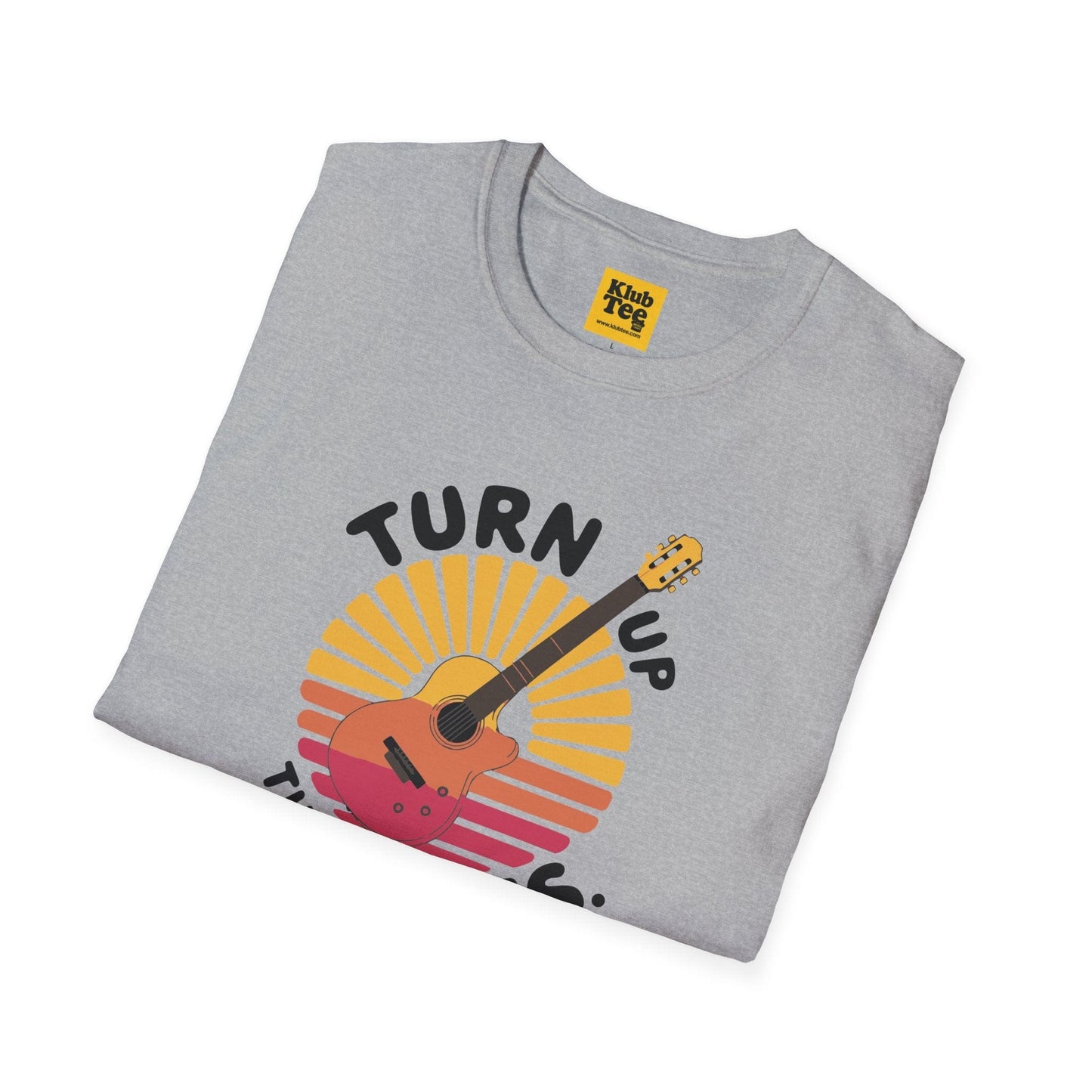 Retro Vibes Guitar T-Shirt - Vintage Style