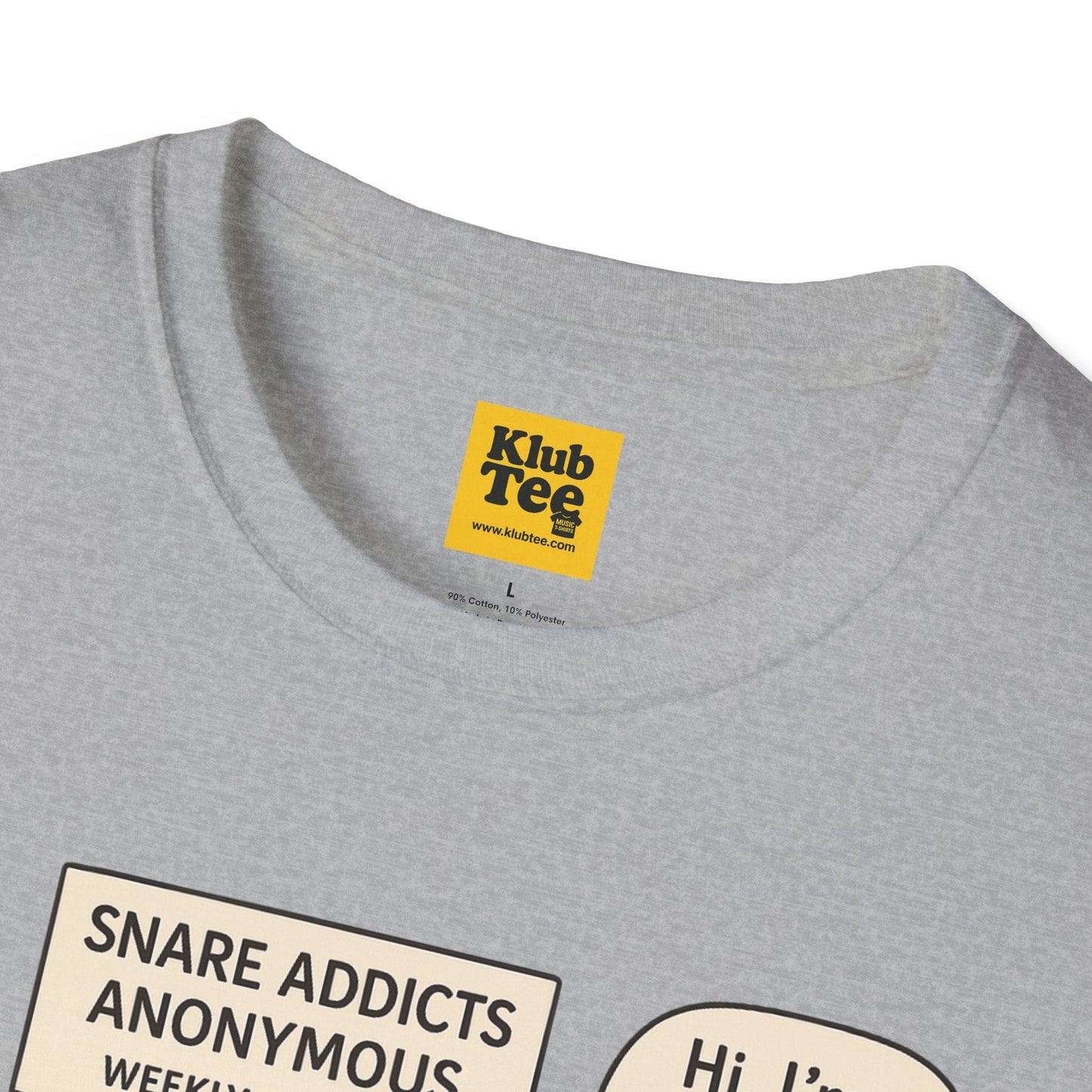 Snare Addicts Anonymous T-Shirt - Drummer Humor