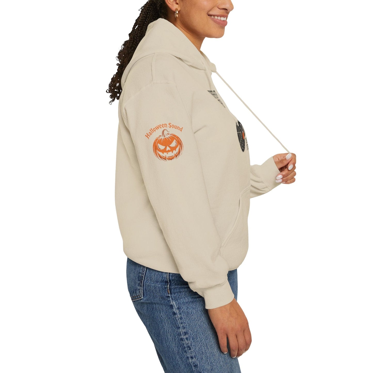 Spider-Strum Serenade Halloween Hoodie - Music Spook