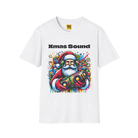 Xmas Sound T-Shirt - Festive Holiday Music Vibe