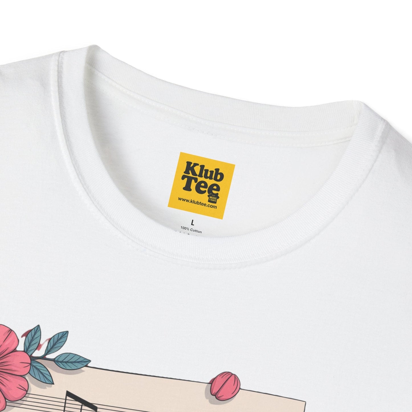 Romantic Music Notes T-Shirt - Love Song