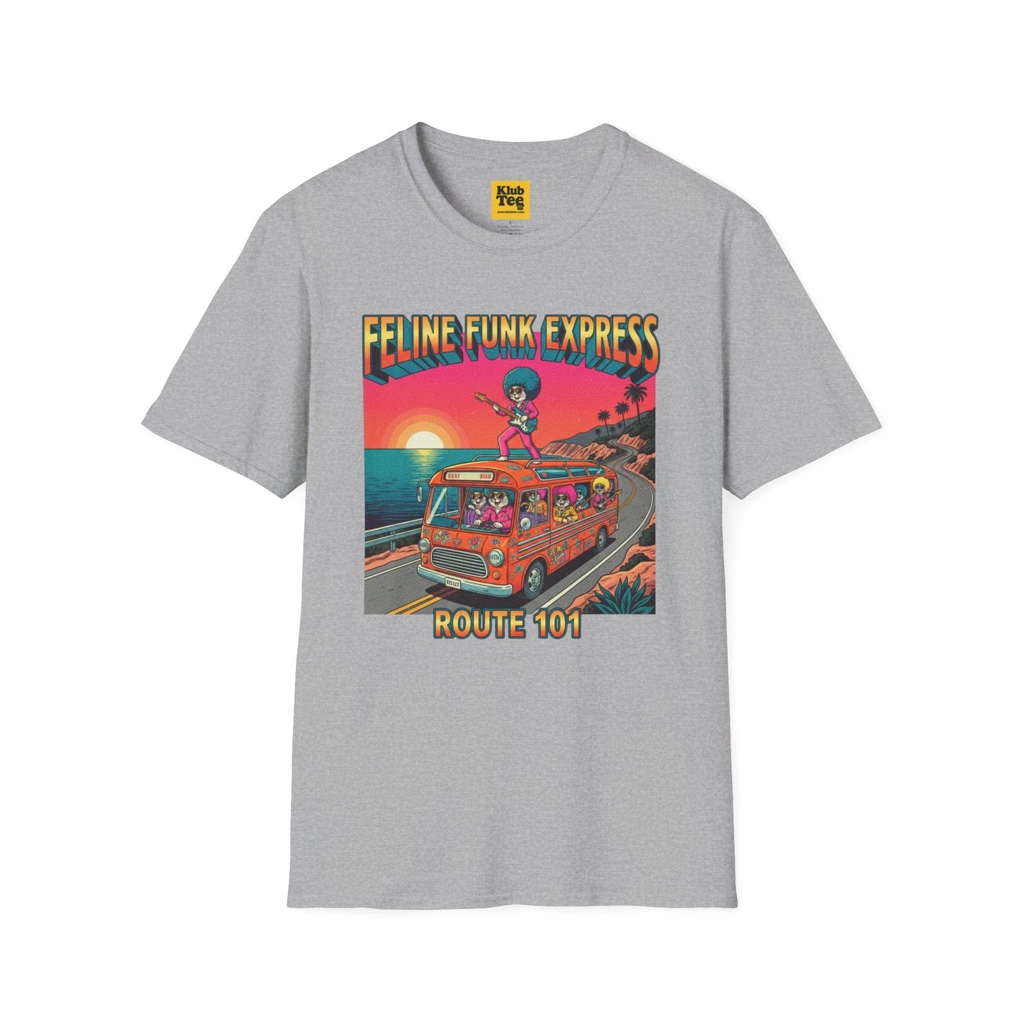 Feline Funk Express Softstyle Tee - Cat Music Lover