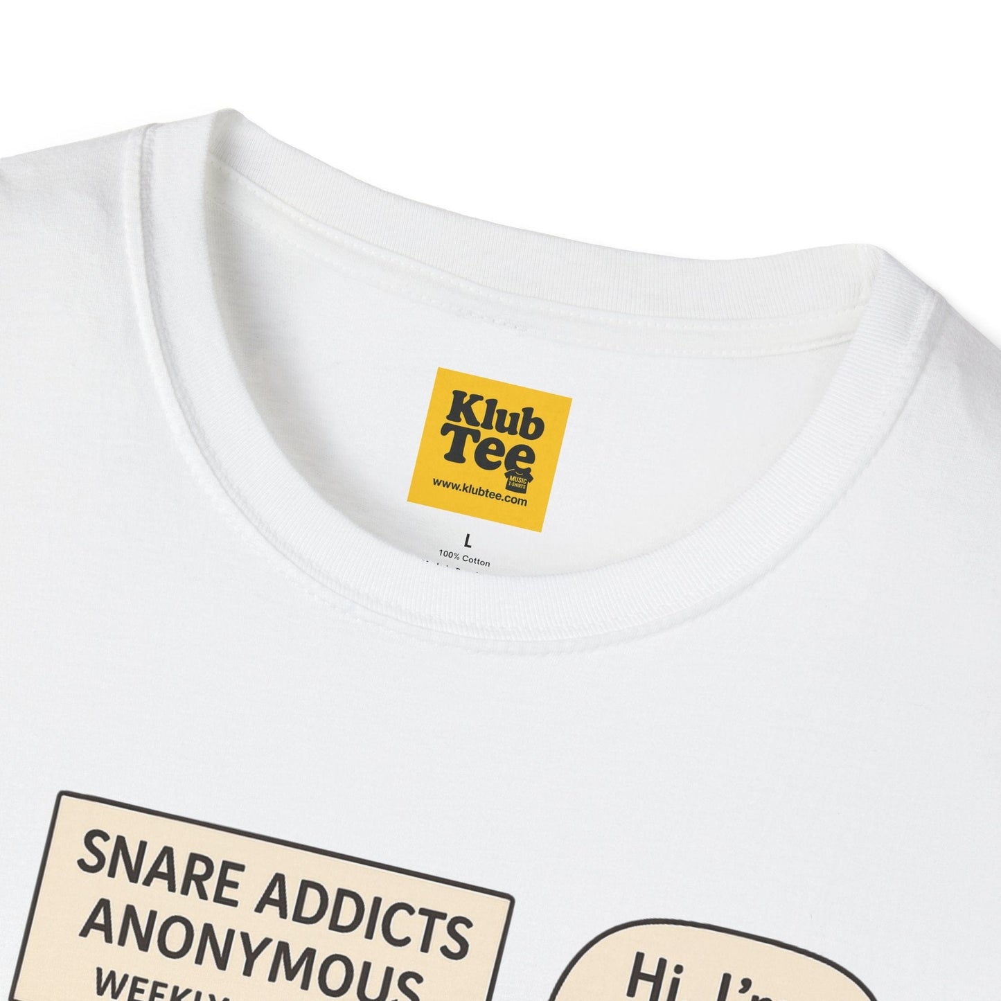 Snare Addicts Anonymous T-Shirt - Drummer Humor