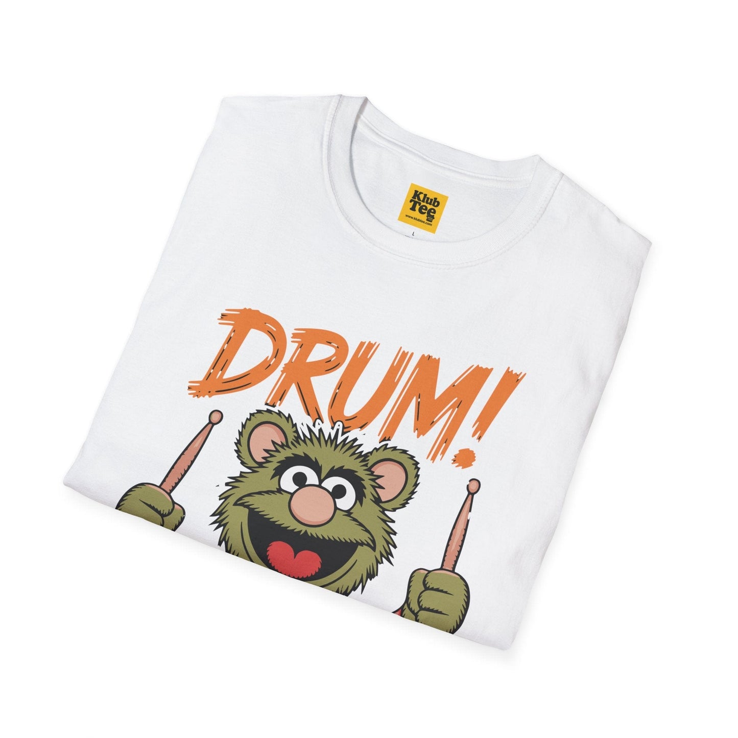 Playful Drums T-Shirt - Fun Percussion Design