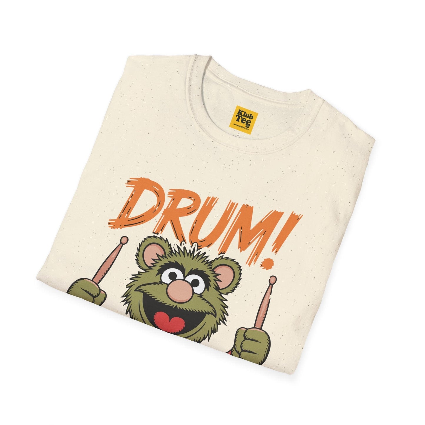 Playful Drums T-Shirt - Fun Percussion Design