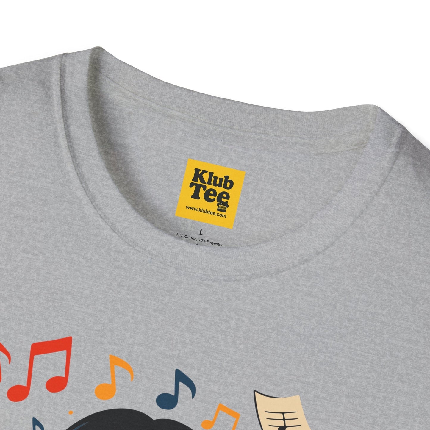 Music Notes & Sheets T-Shirt - Artistic Design
