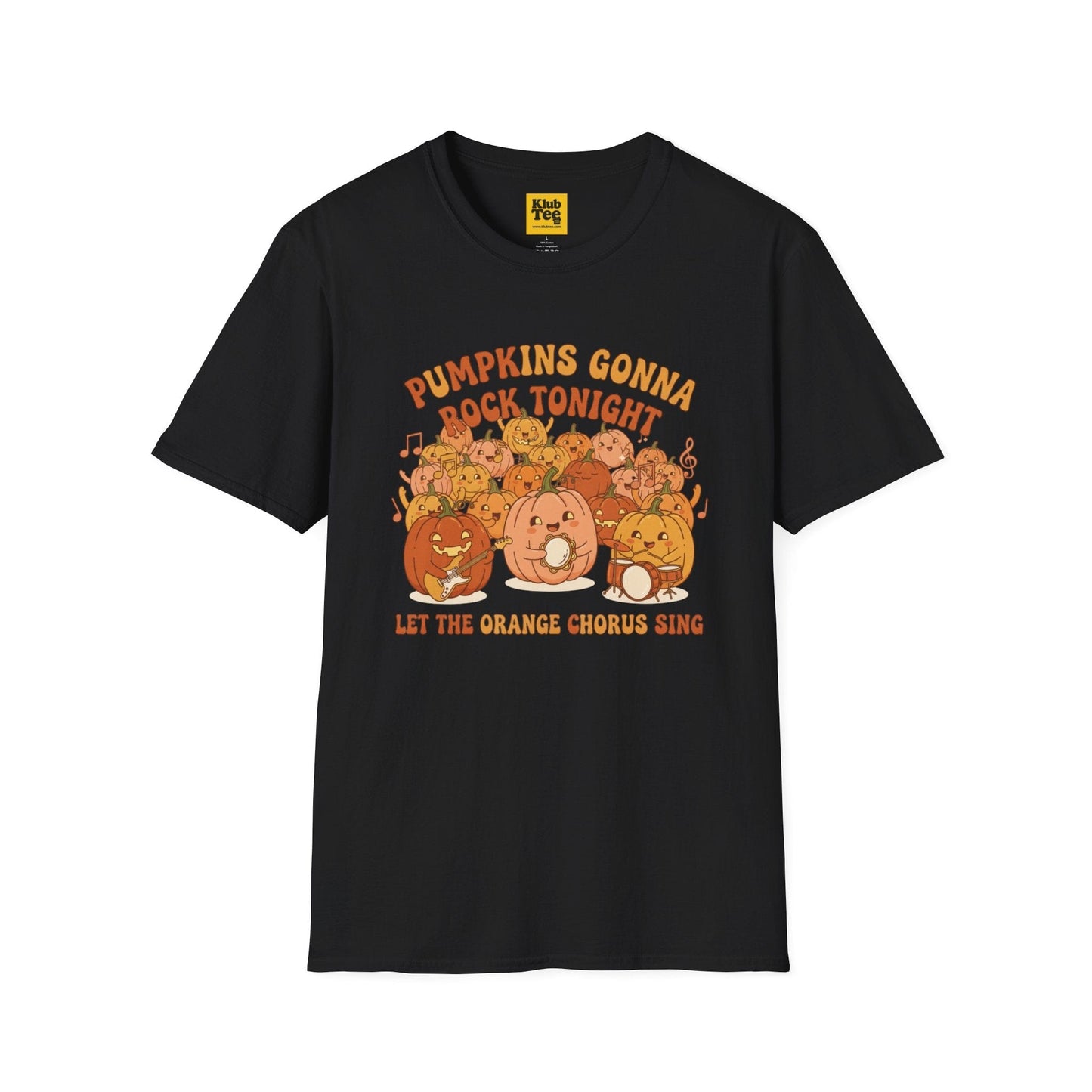 Pumpkin Rock Night T-Shirt - Halloween Fall Vibes
