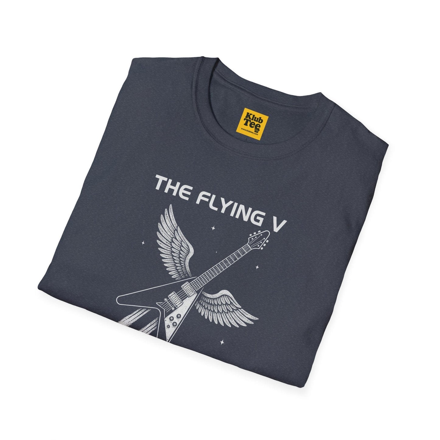 Flying V Guitar T-Shirt - Rock Icon Design