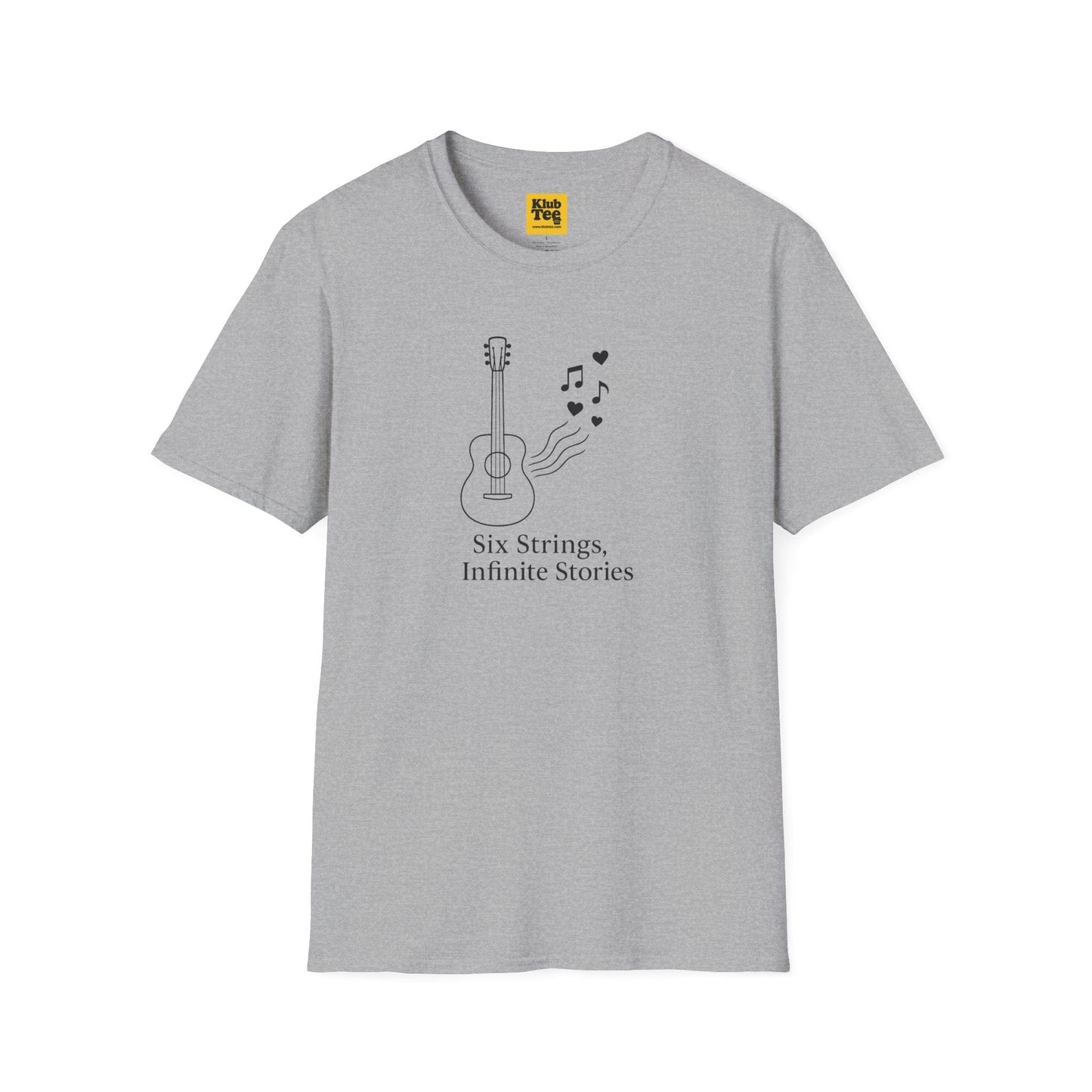 Six Strings Infinite Stories T-Shirt - Guitar