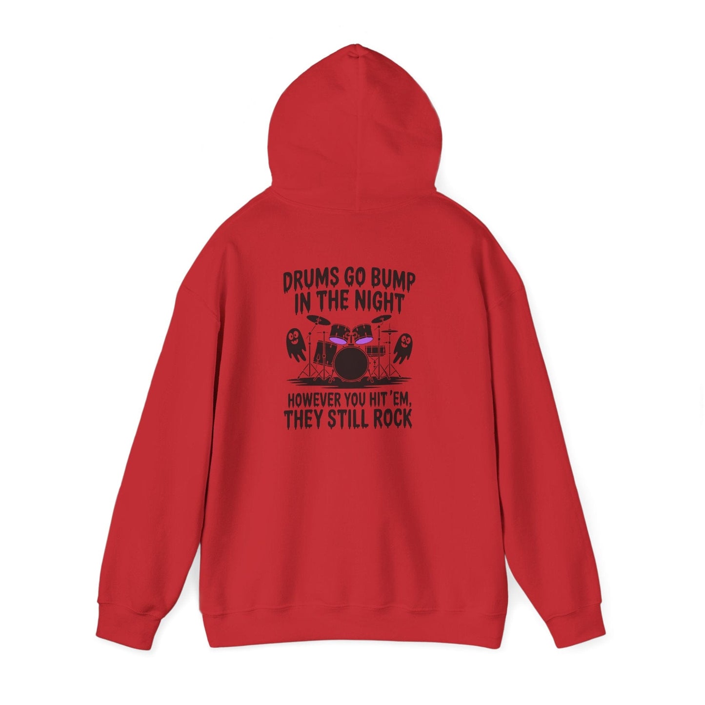 Halloween Pumpkin Drums Hoodie - Spooky Design