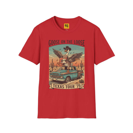 Goose on the Loose T-Shirt - Retro Texas Tour Tee