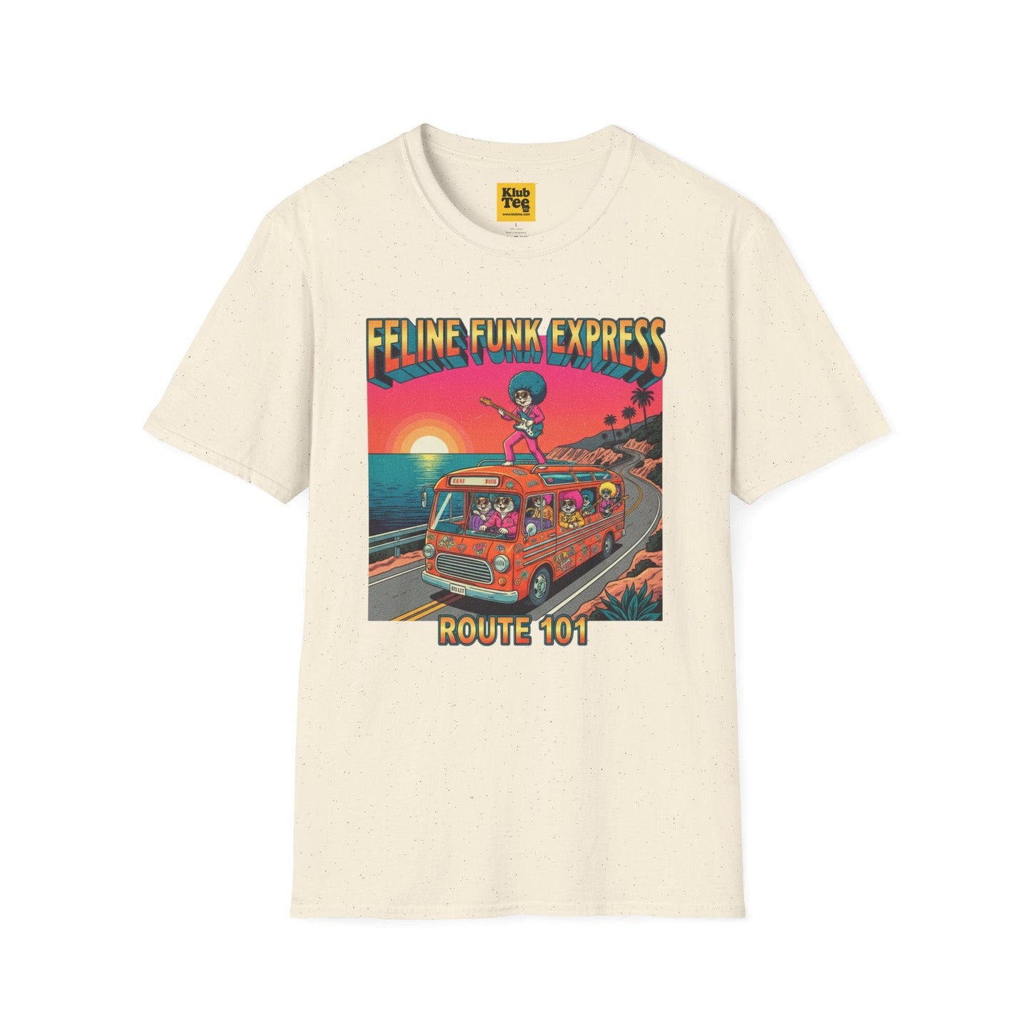 Feline Funk Express Softstyle Tee - Cat Music Lover
