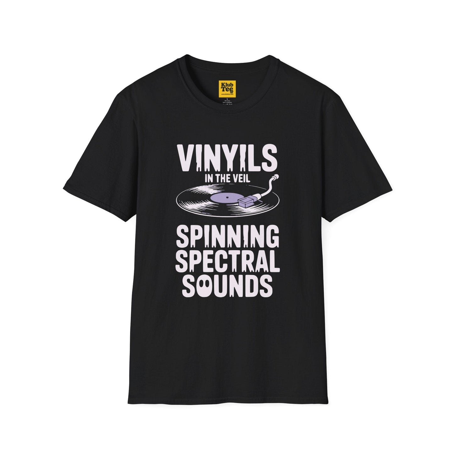Vinyl Vibes Halloween T-Shirt - Vintage Music Style