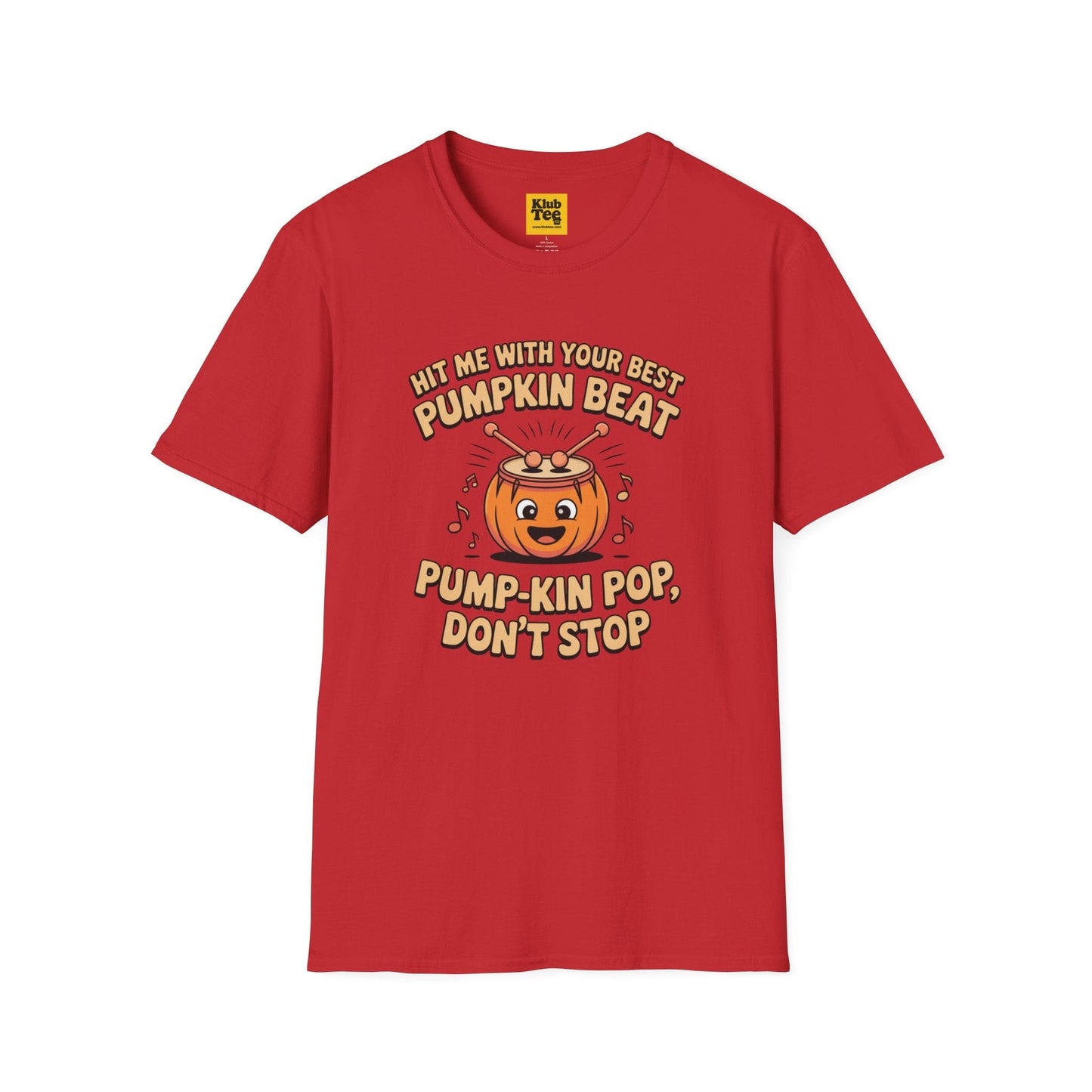 Pumpkin Beat Halloween T-Shirt - Funny Music Tee