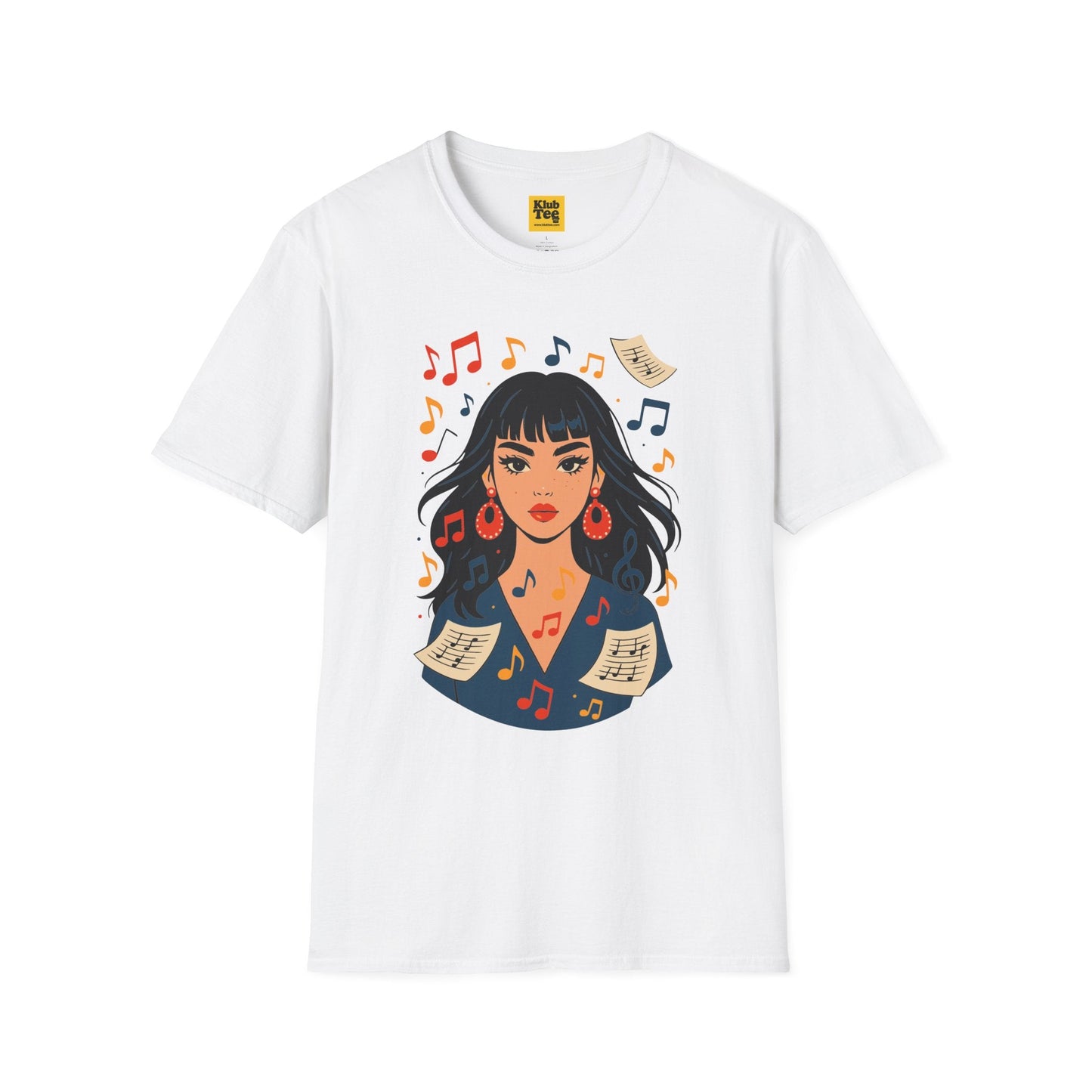 Music Notes & Sheets T-Shirt - Artistic Design