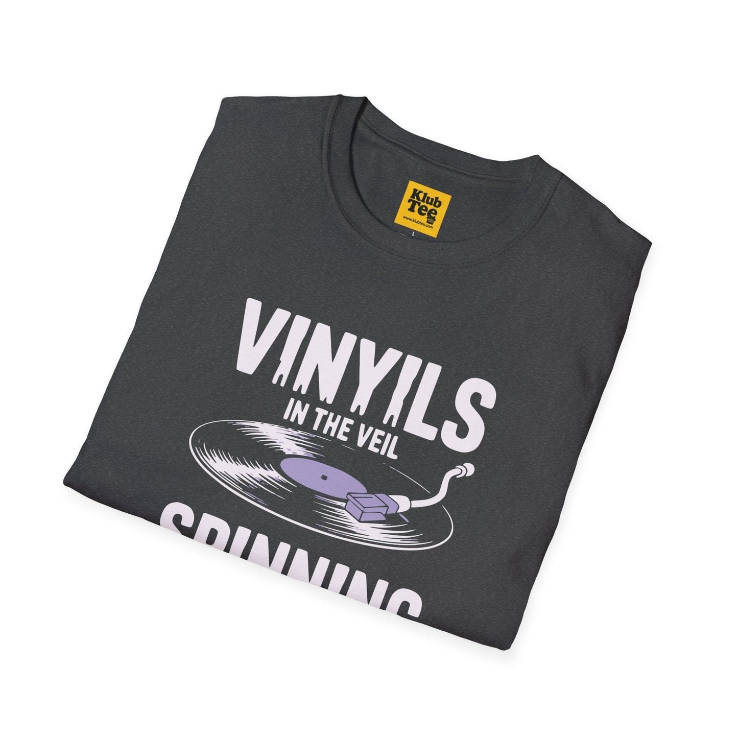 Vinyl Vibes Halloween T-Shirt - Vintage Music Style