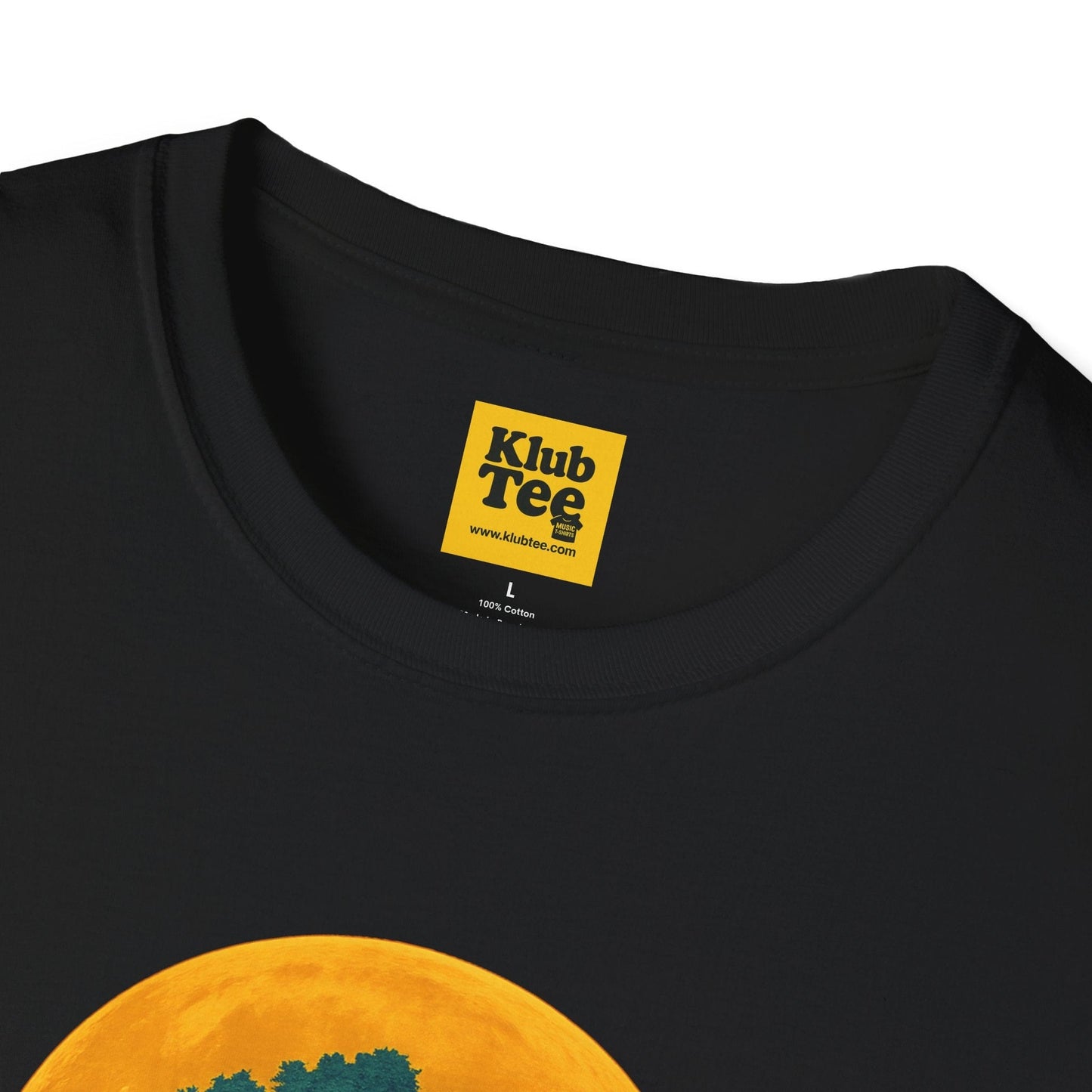 Moon Tree Guitar T-Shirt - Artistic Design