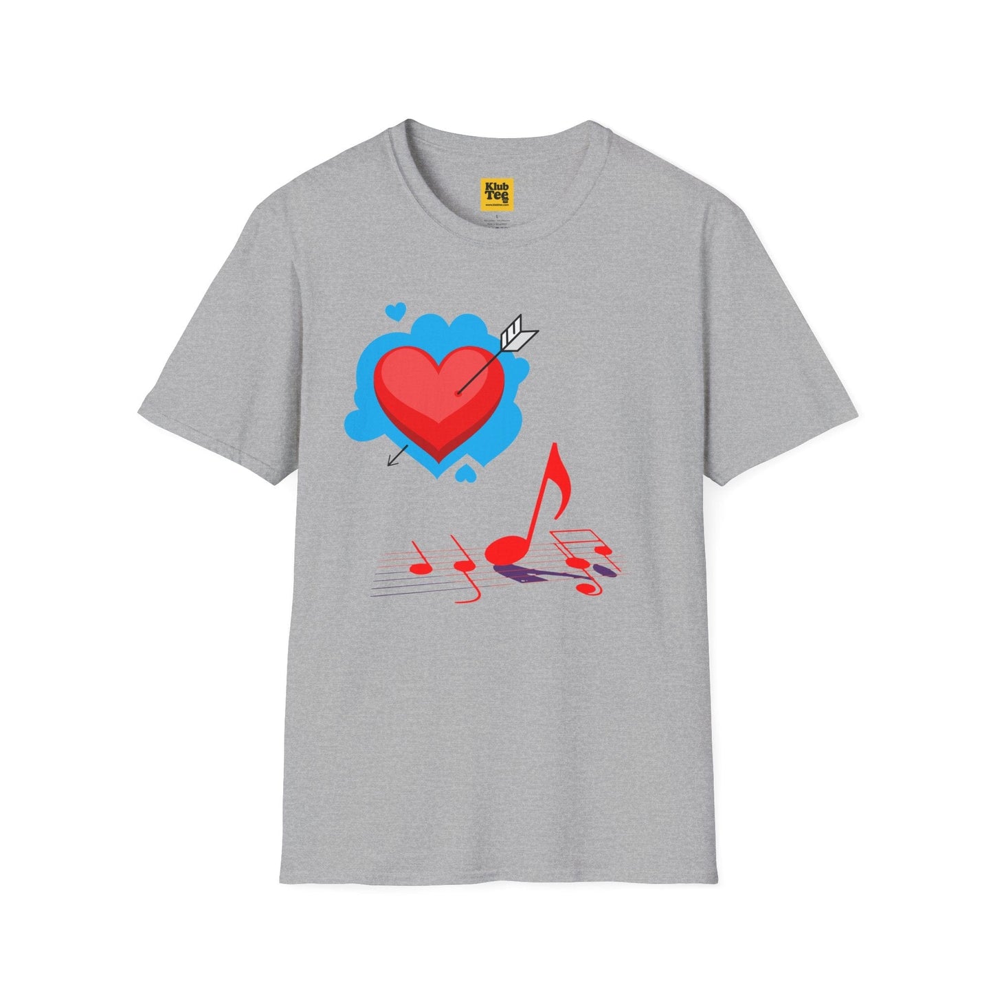 Music Love T-Shirt - Sweetheart Design