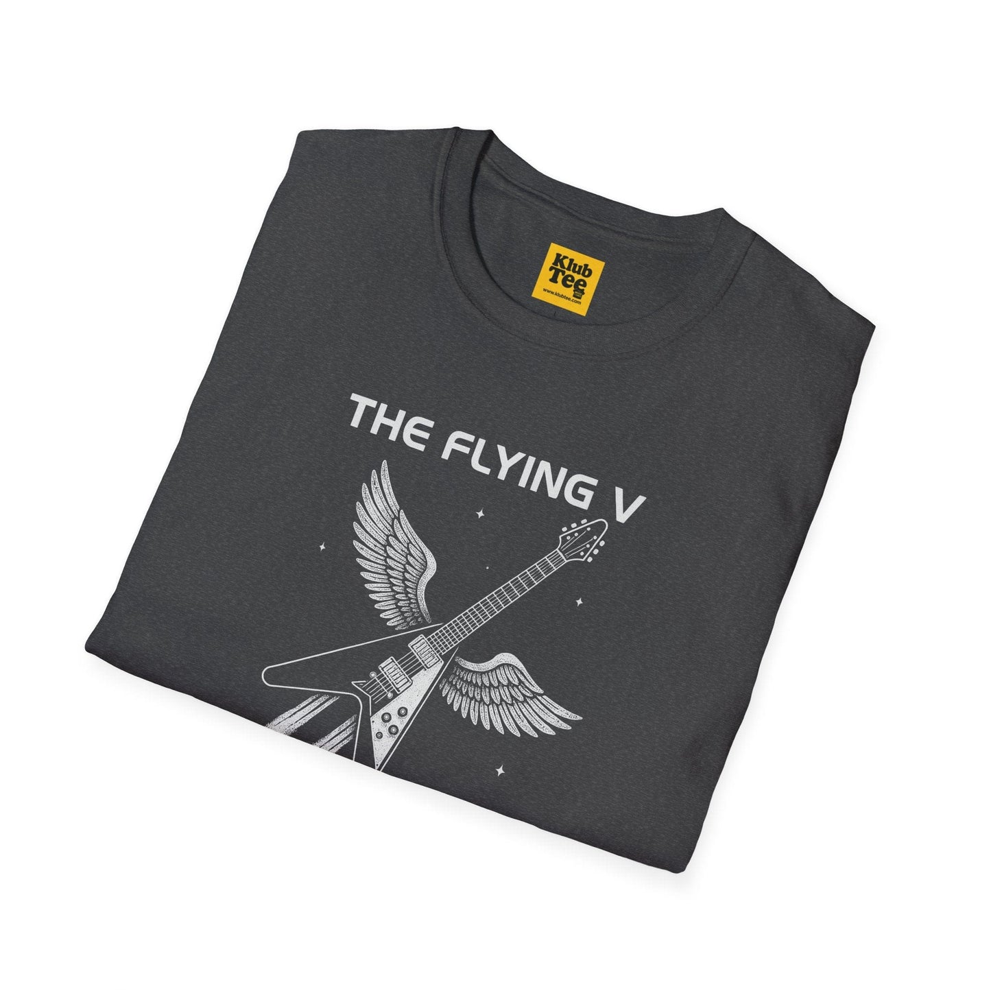 Flying V Guitar T-Shirt - Rock Icon Design