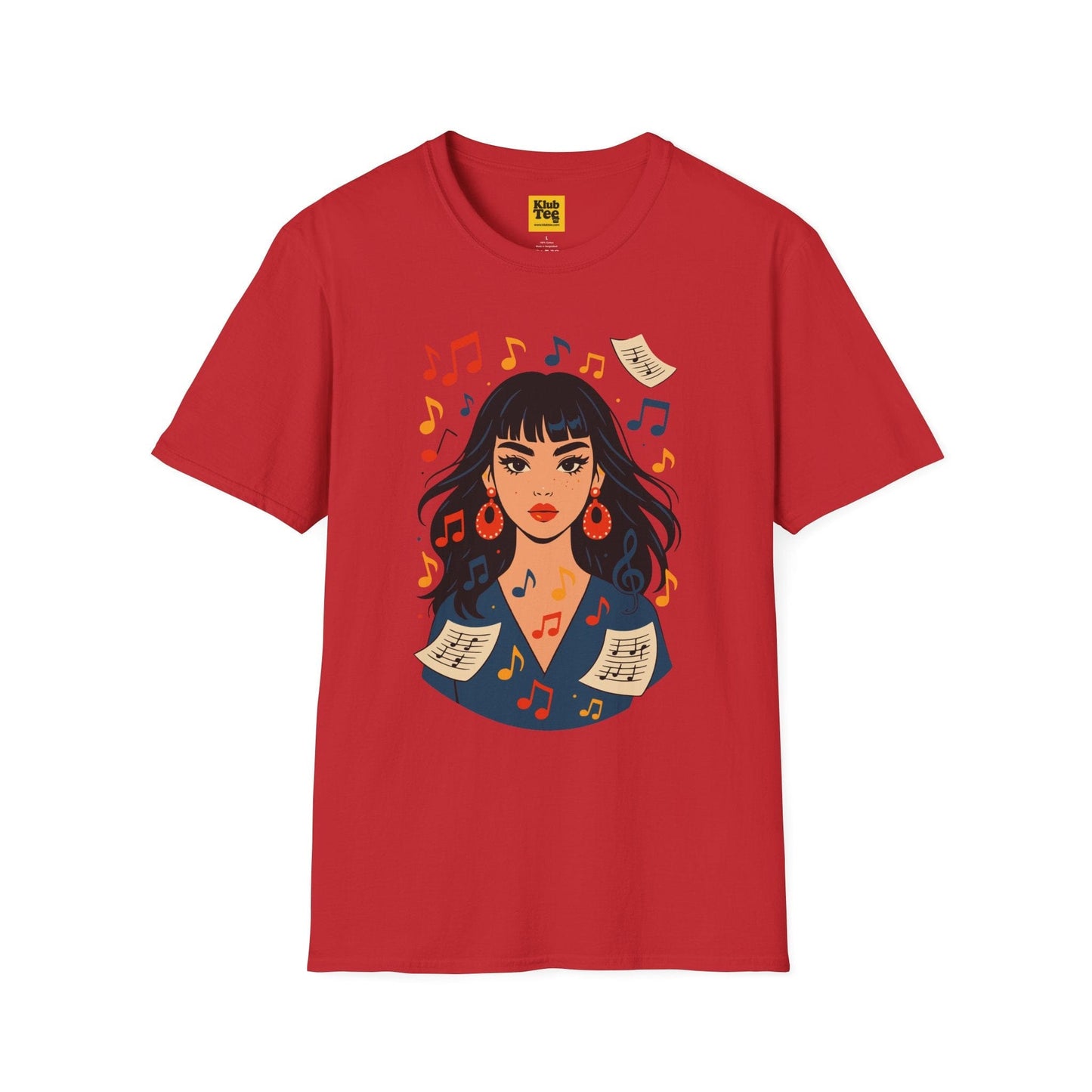 Music Notes & Sheets T-Shirt - Artistic Design