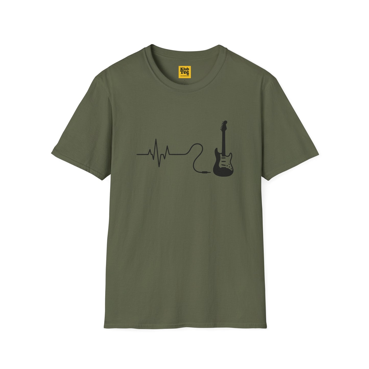 Heartbeat Guitar T-Shirt - Music Life